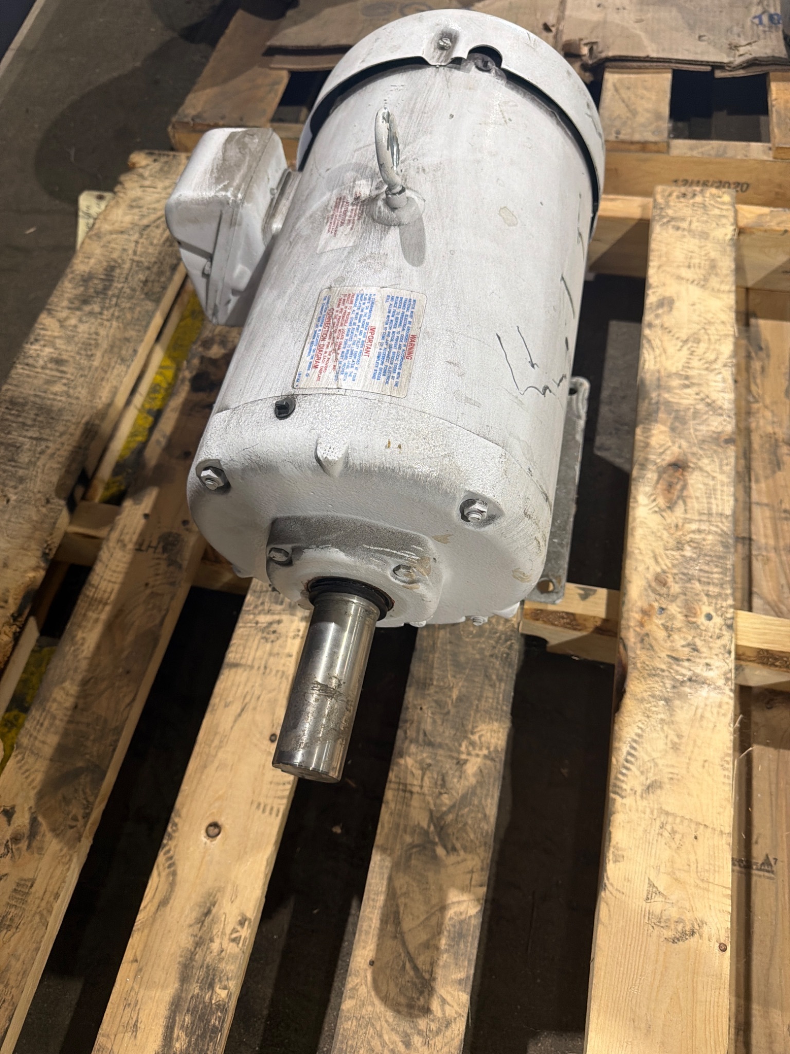 BALDOR RELIANCE 37G732T381G2 Super-E Washdown Duty Motor 15HP 3500RPM 3PH USED 2