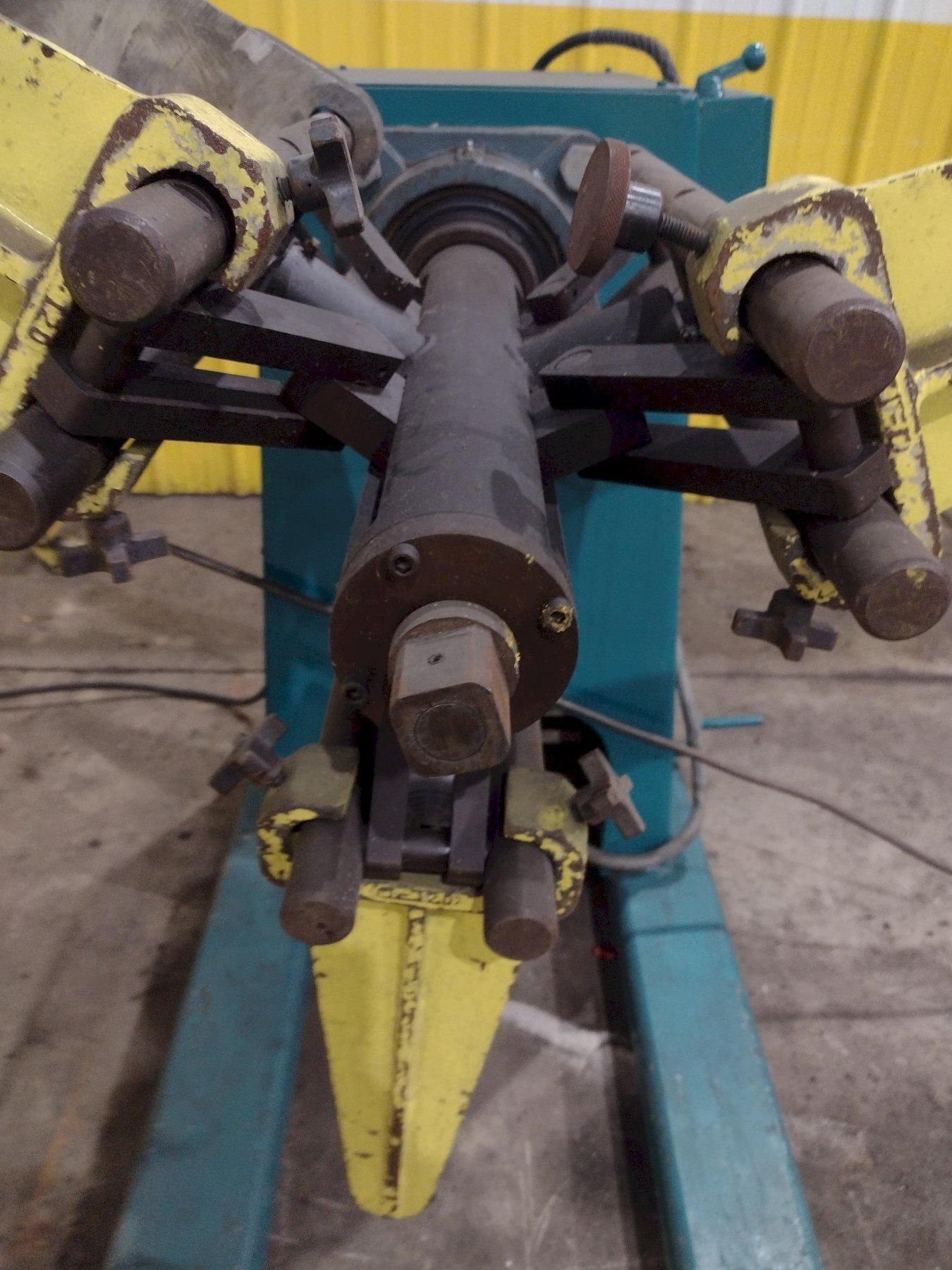 4,000 LB X 16" DURANT MODEL #MD-401-M MOTORIZED UNCOILER COIL REEL USED 3
