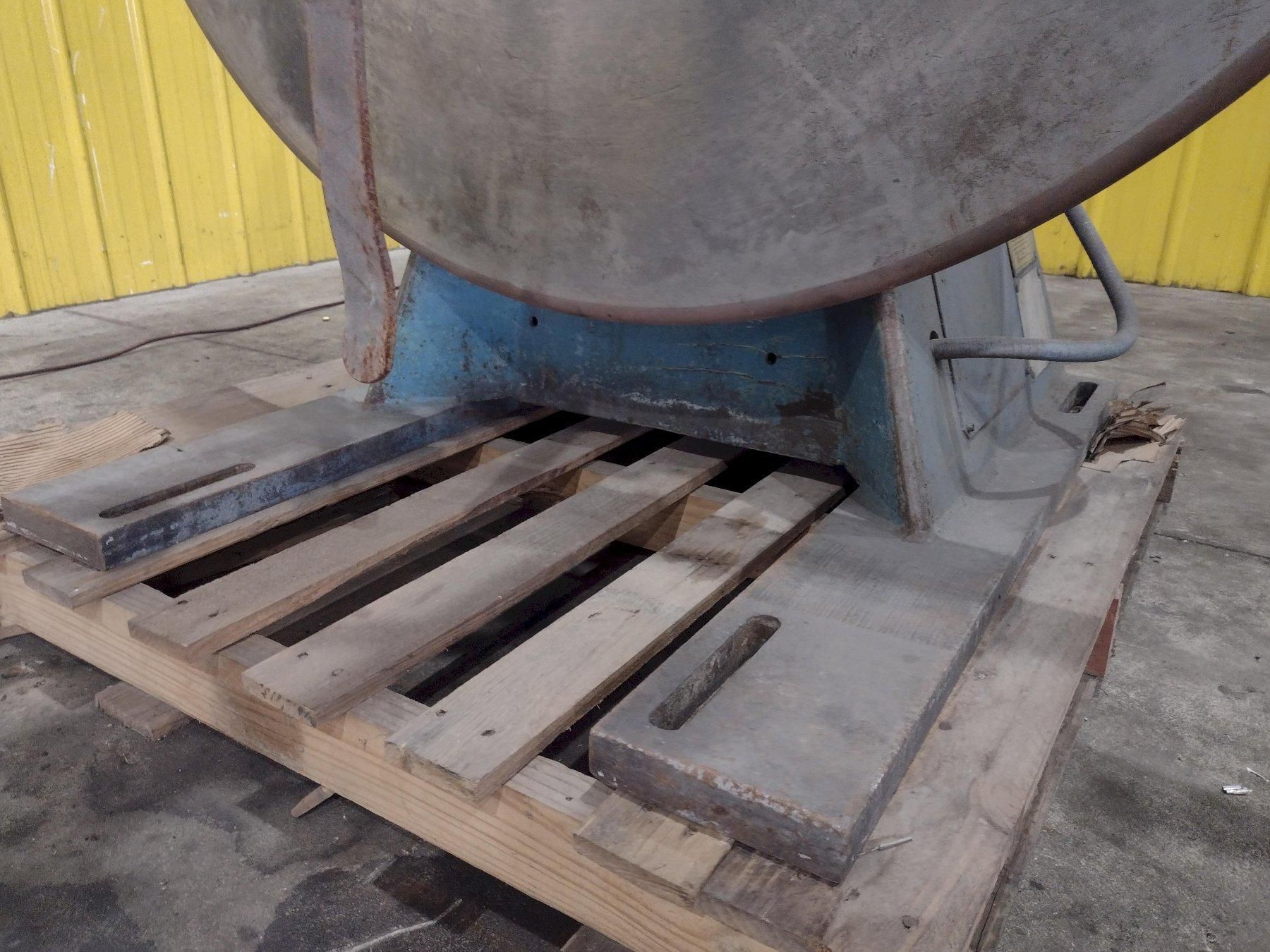 4,000 LBS X 12" LITTELL MODEL #40-12 PULL OFF COIL REEL UNCOILER WITH ELECTRIC BRAKE USED 14