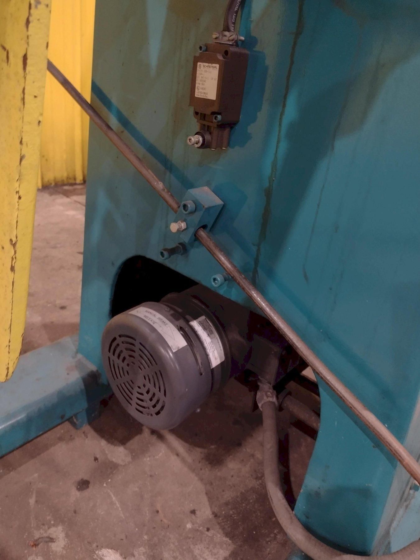 4,000 LB X 16" DURANT MODEL #MD-401-M MOTORIZED UNCOILER COIL REEL USED 10