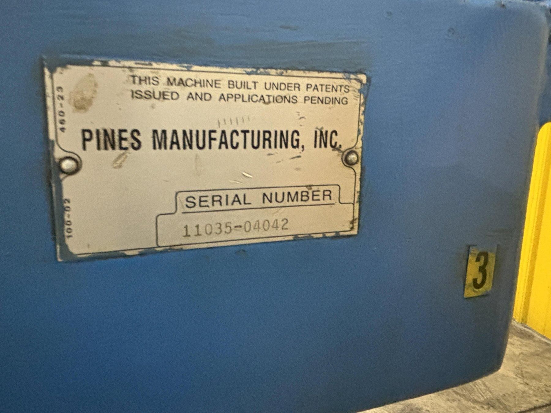 1" PINES MODEL #1 ROTARY HYDRAULIC BAR, TUBE & PIPE BENDER 24