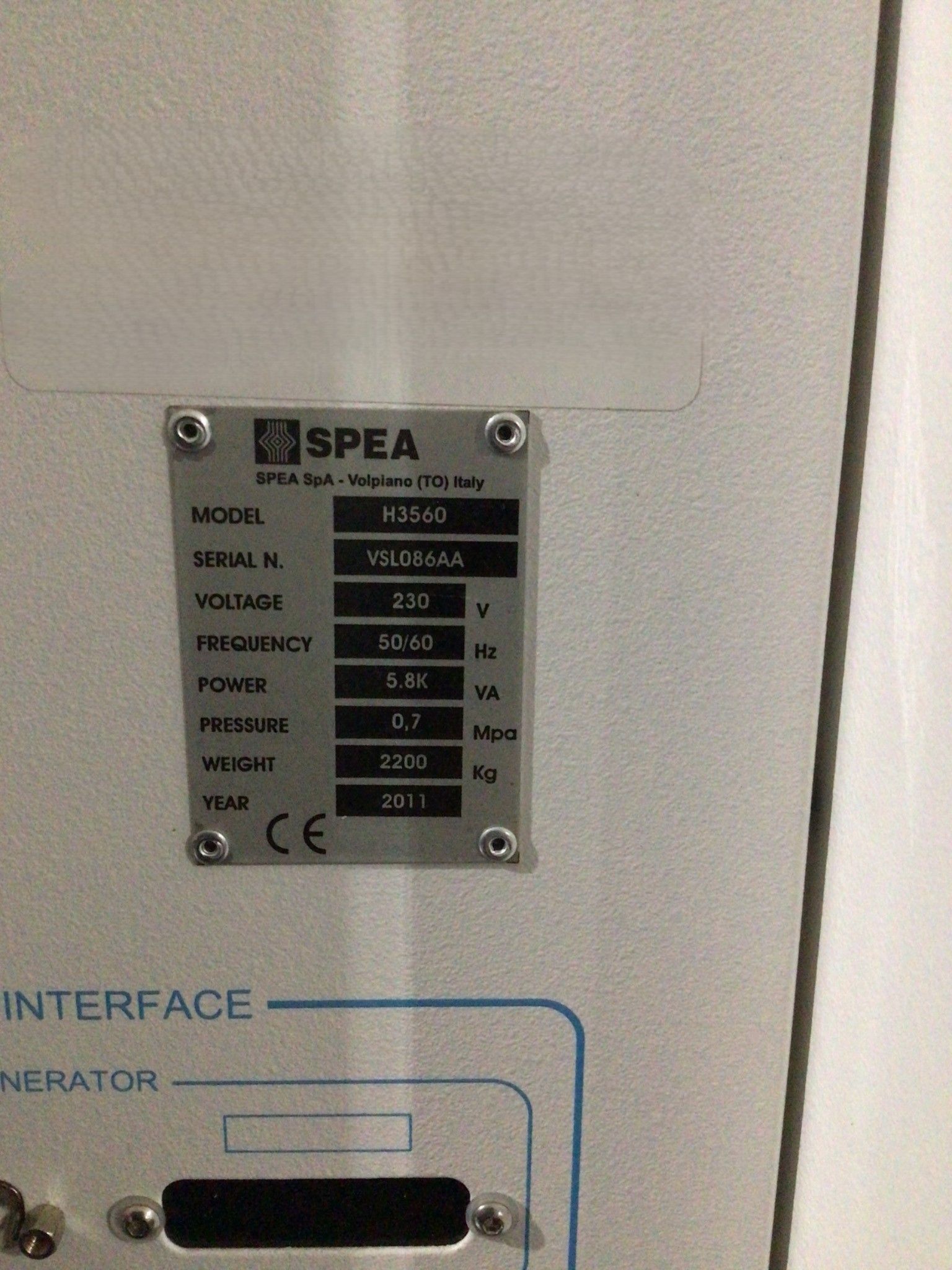 SPEA H3560 P&P Handler w/ C600MXIC Multi‑Mode Semiconductor Tester USED 7