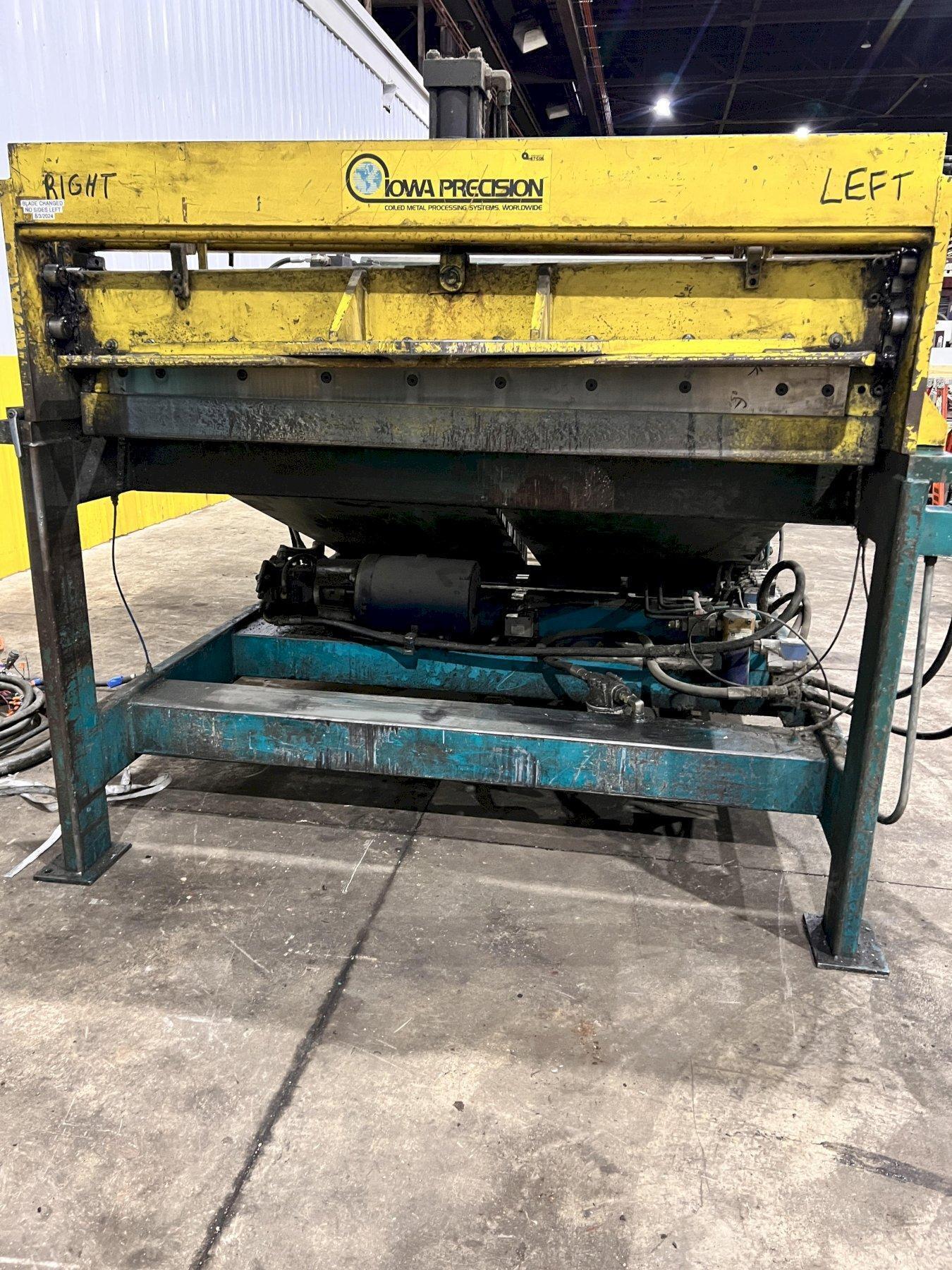 IOWA PRECISION GAF60-6 / FTS-DCT6016SL Coil Slitting & Cut-To-Length Line - USED 47
