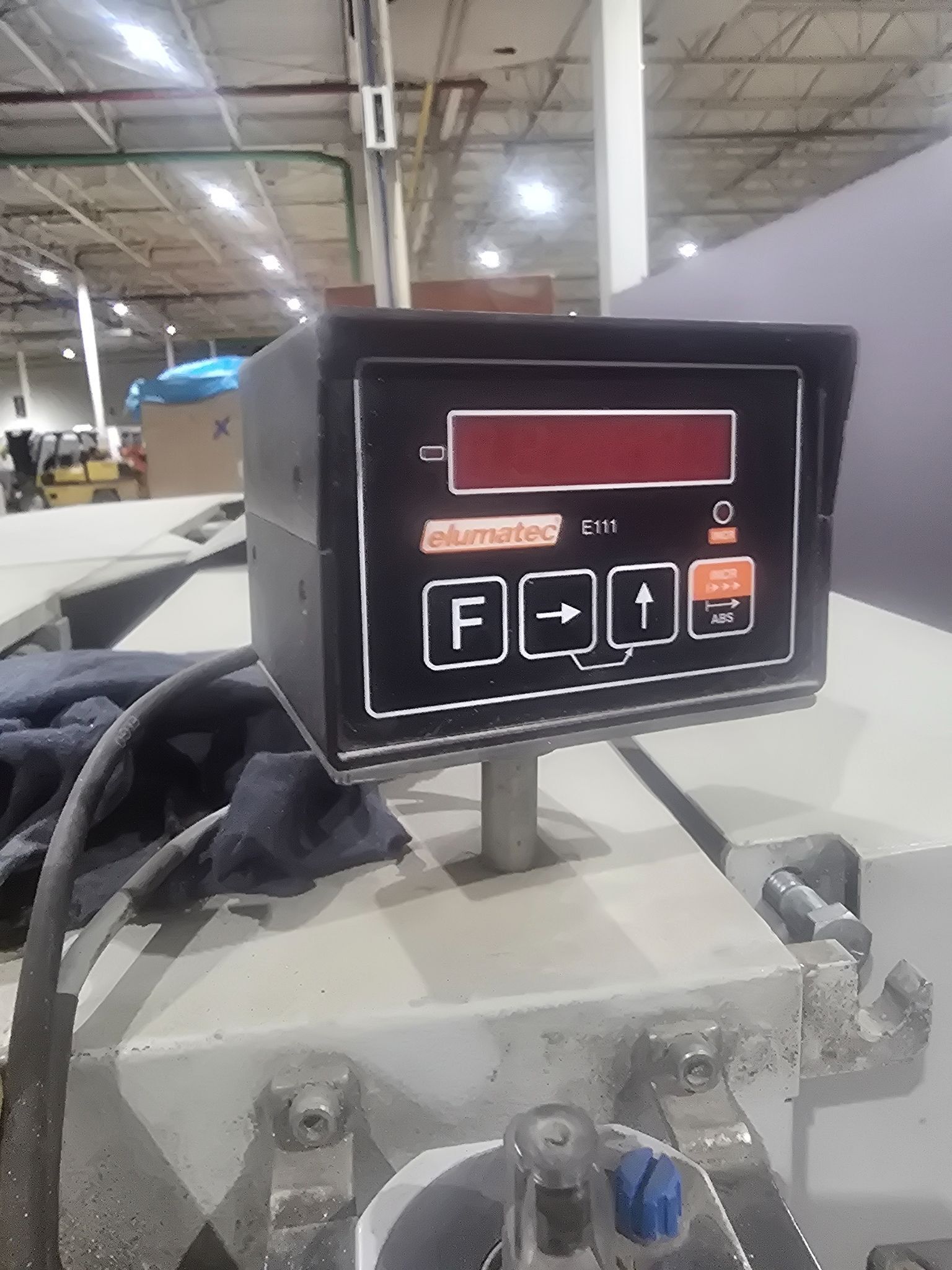ELUMATEC DG142 Double Cut Miter Saw with Travel Rail & Controls USED 7