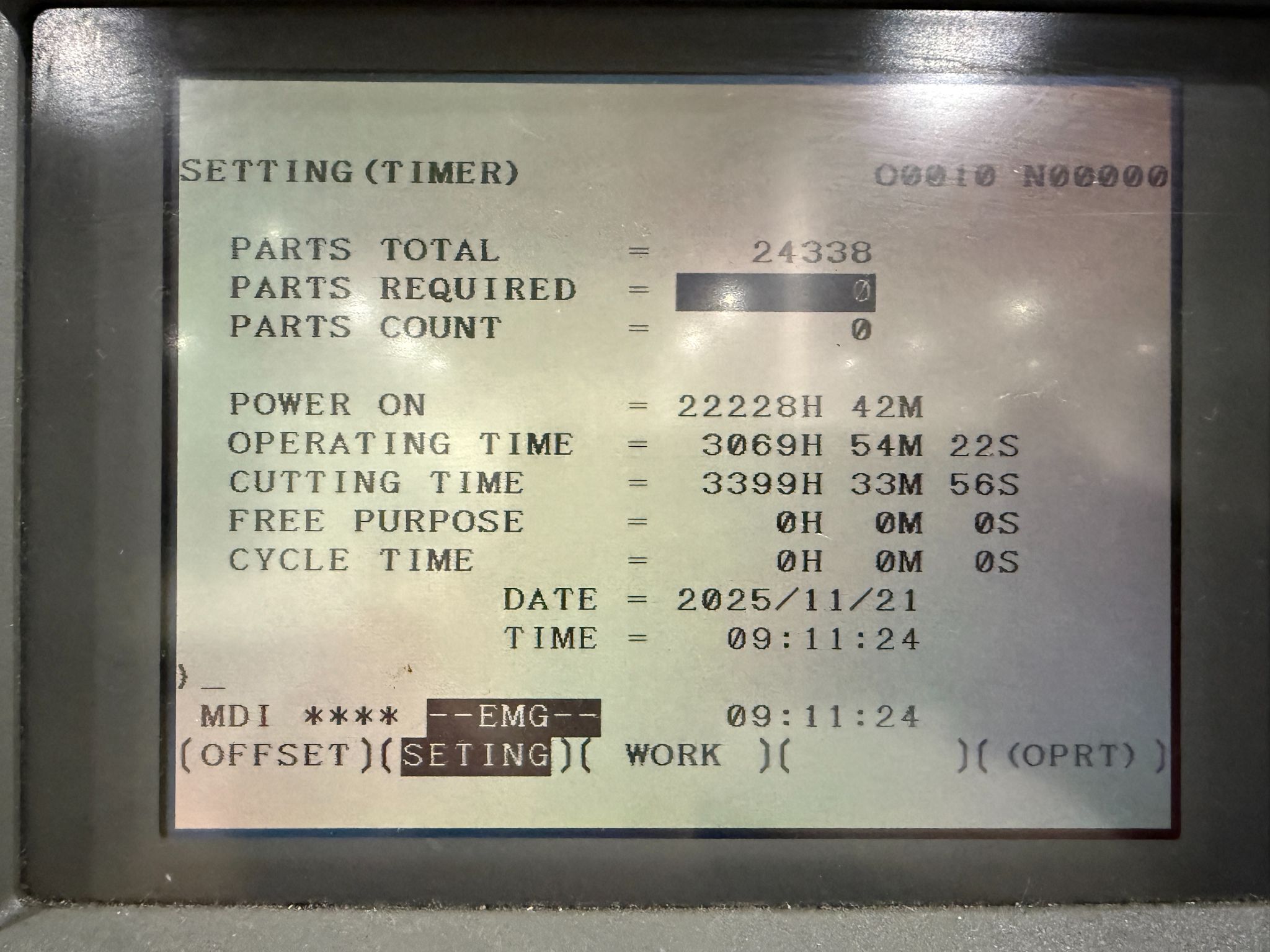 1997 MORI SEIKI FRONTIER M2 VERTICAL MACHINING CENTER - USED 10