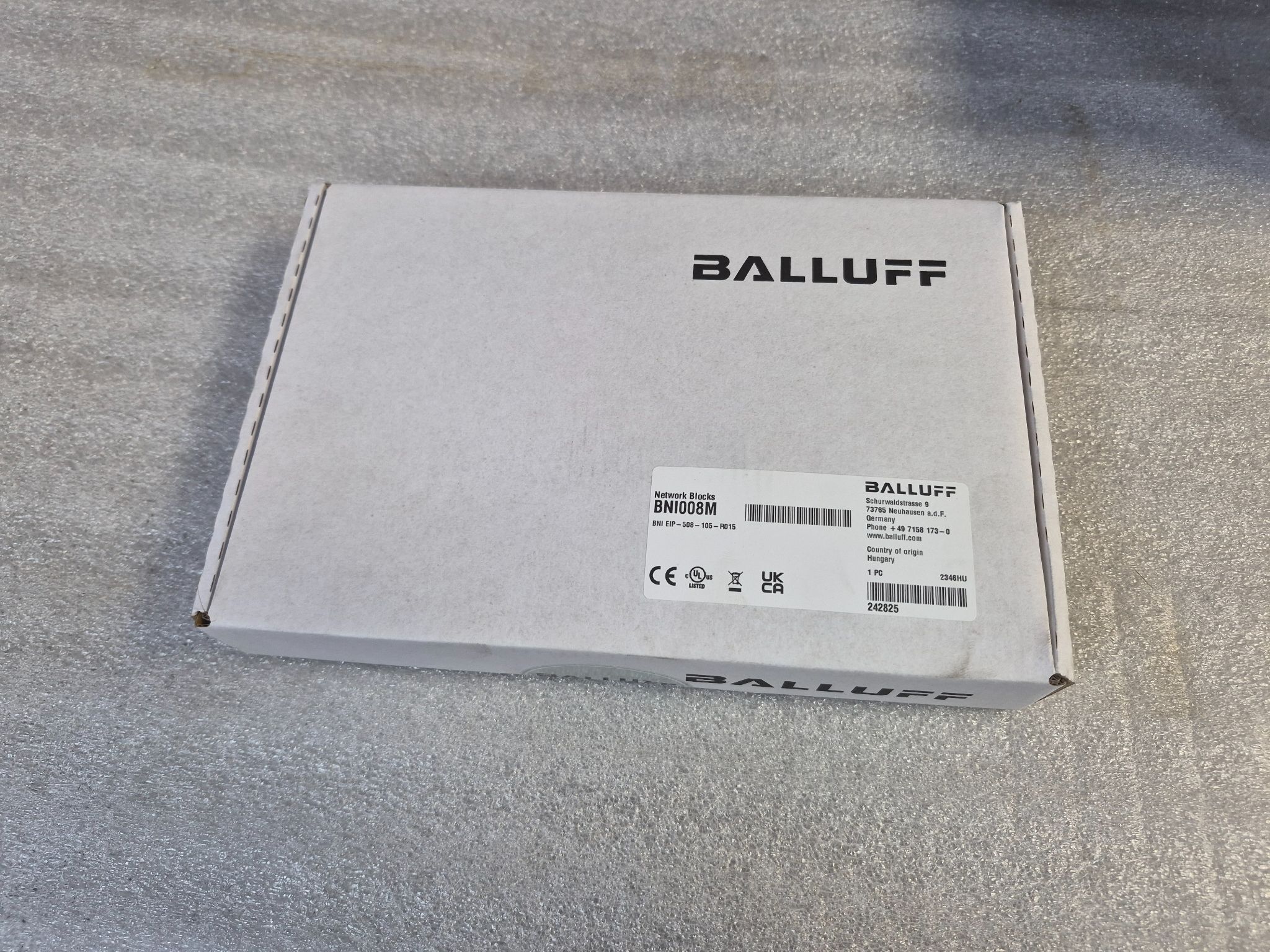 Balluff BNI008M BNI EIP-508-105-R015 EtherNet/IP I/O Block NEW 0