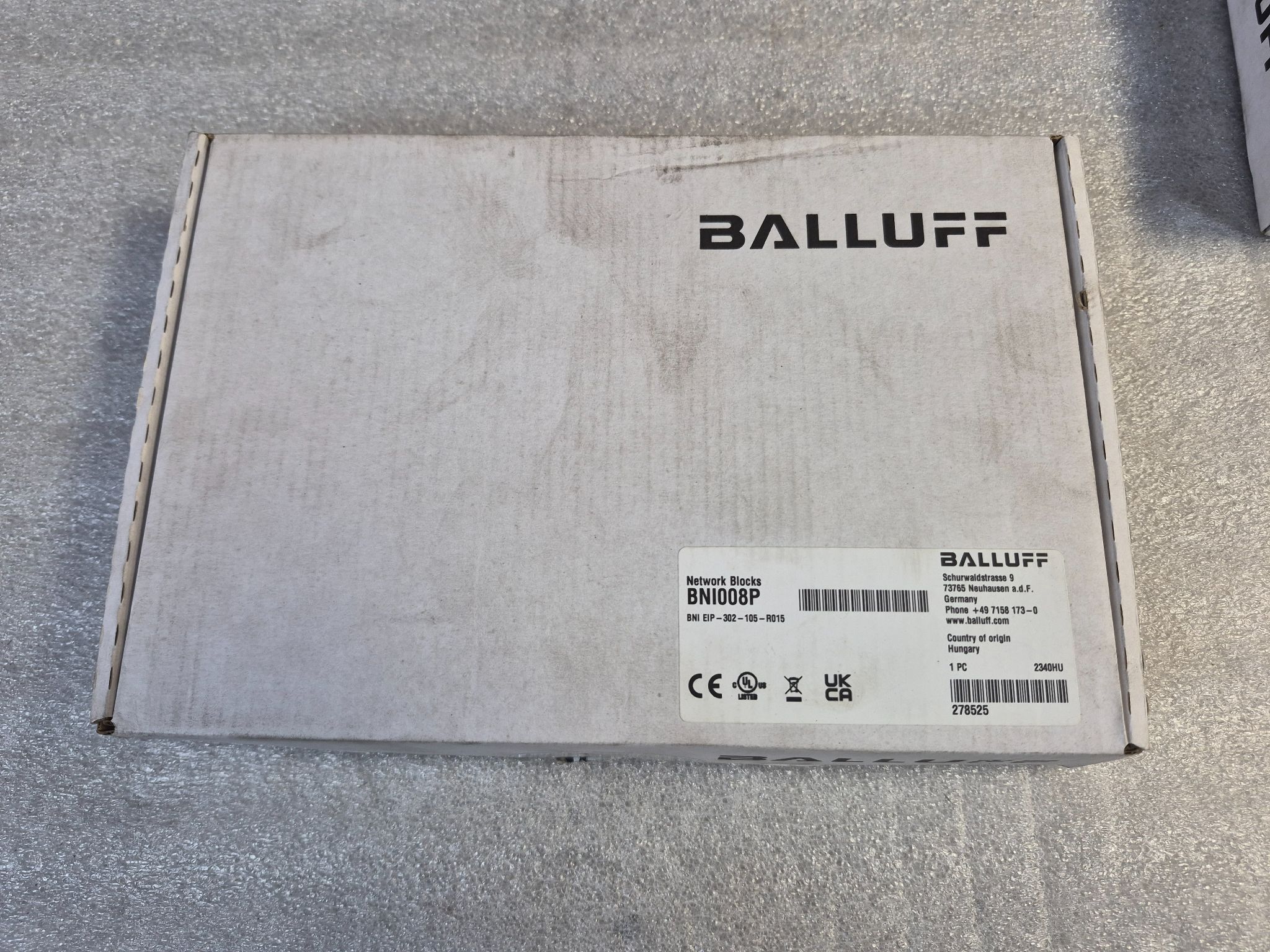 Balluff BNI008P BNI EIP-302-105-R015 EtherNet/IP I/O Block NEW 0