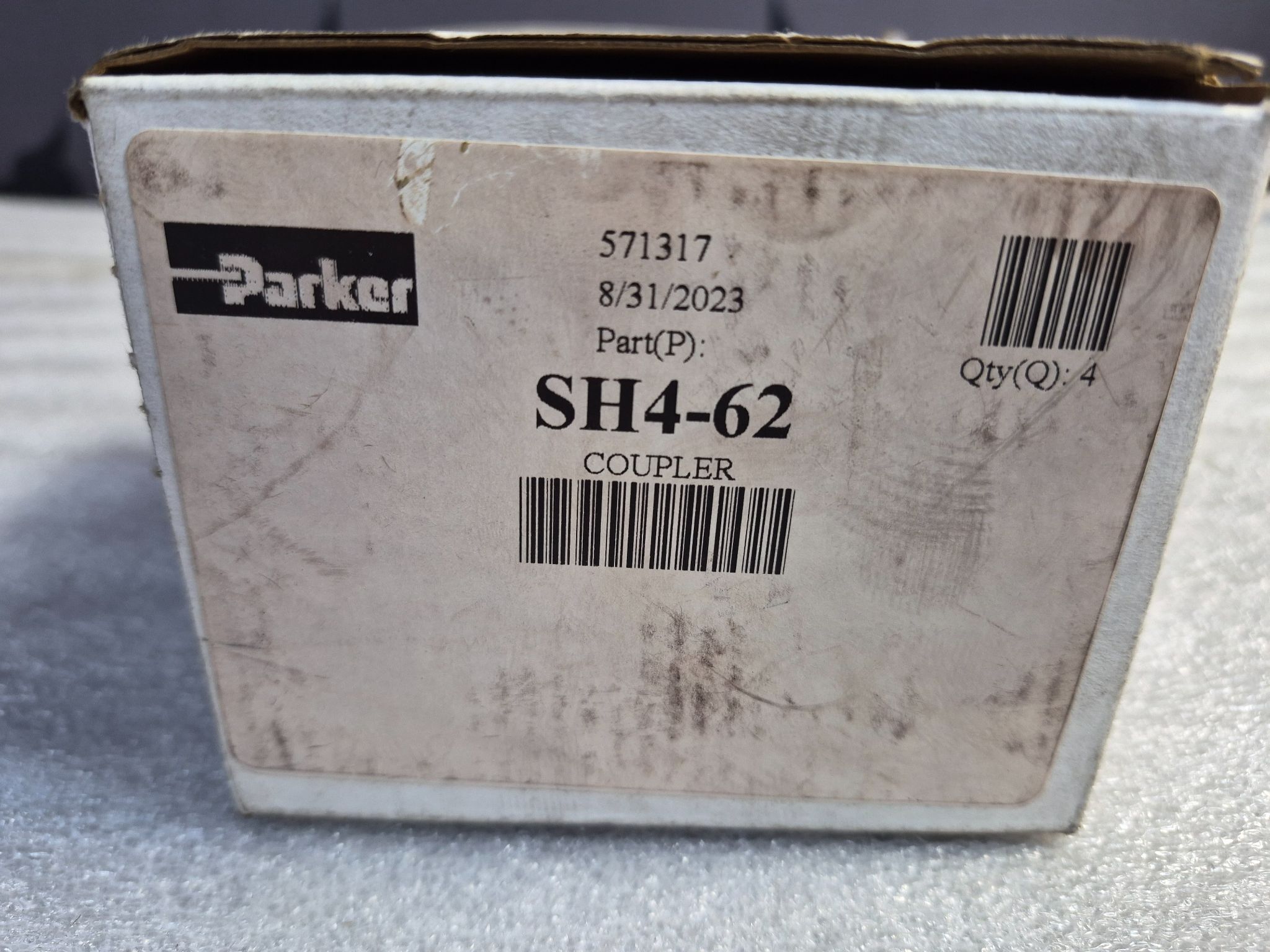 Parker SH4-62 Hydraulic Quick Coupler 3/8" Female ISO 7241 (Pack of 4) NEW 0