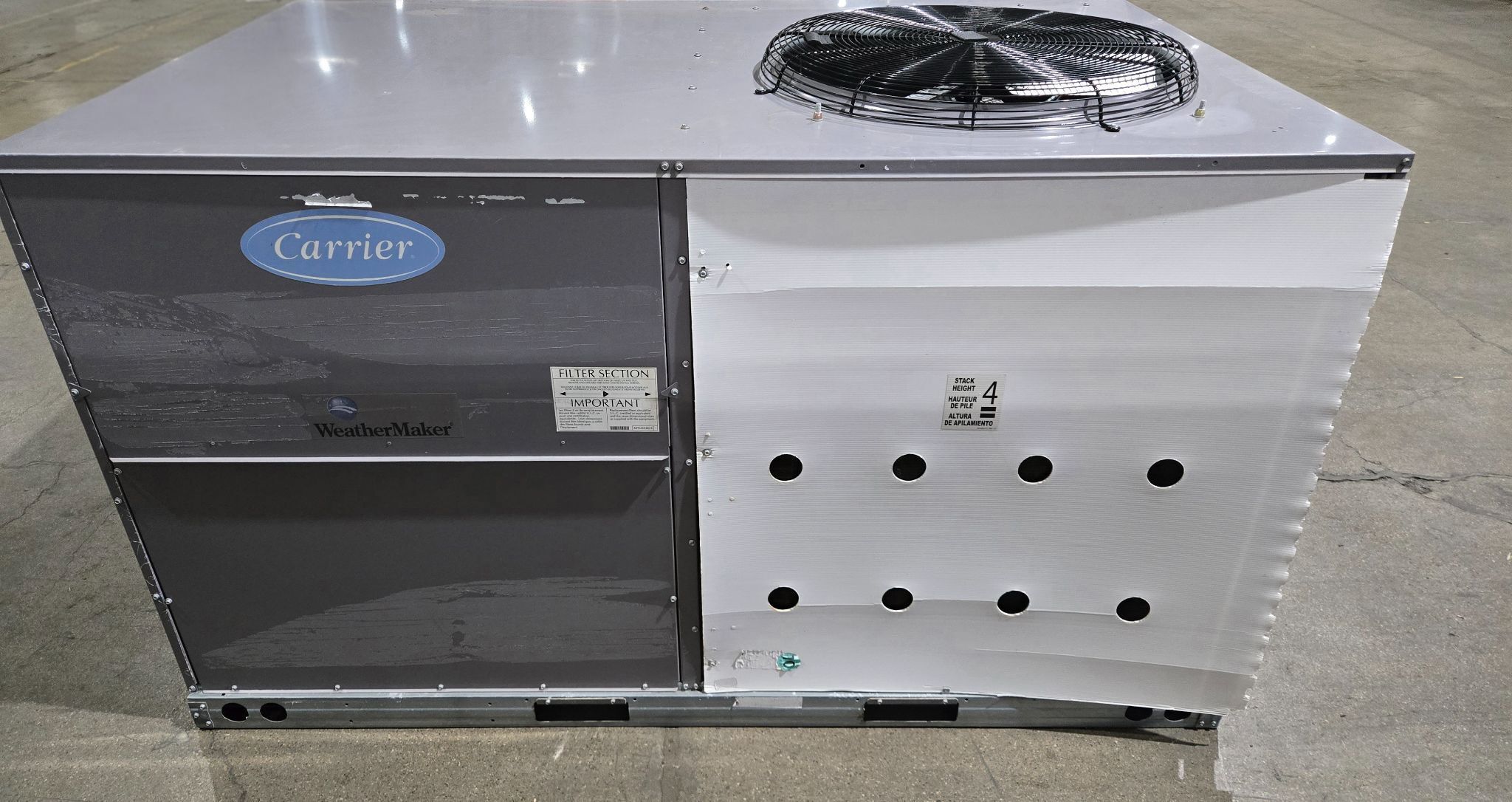 Carrier WeatherMaker 50TCQD12A2A6A0A0G0 Rooftop HVAC Unit 460V 3PH USED 3