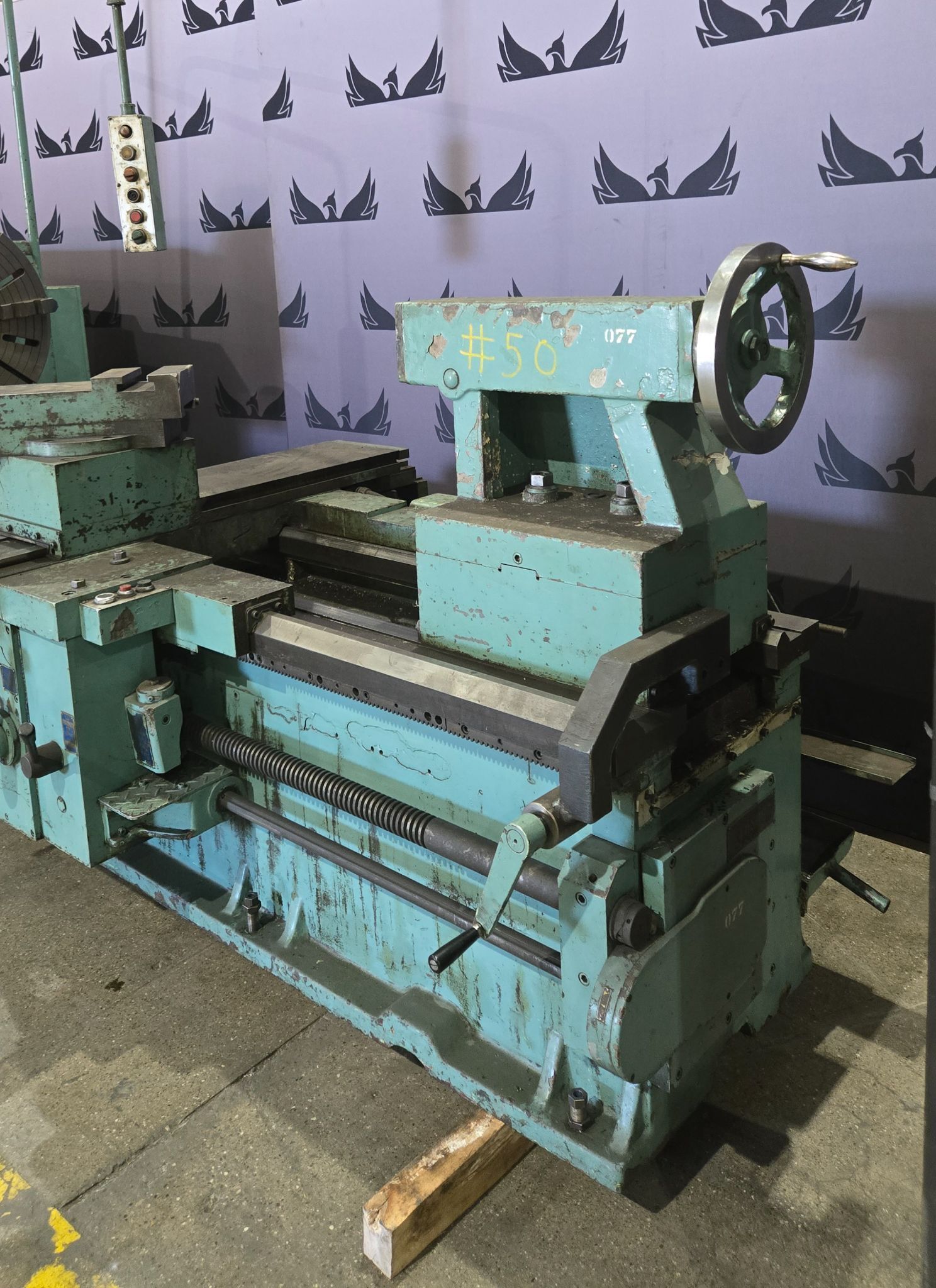 Cadillac 4080G Engine Lathe 40" x 80" with 4-Jaw Chuck & Tooling USED 2