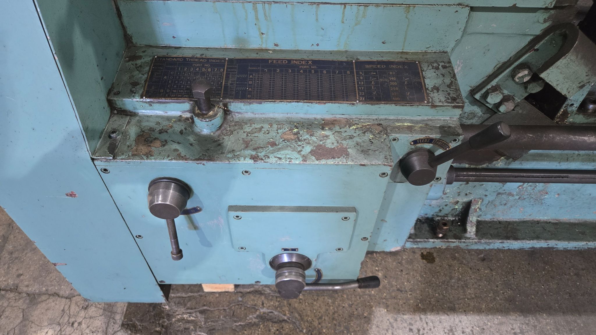 Cadillac 4080G Engine Lathe 40" x 80" with 4-Jaw Chuck & Tooling USED 4