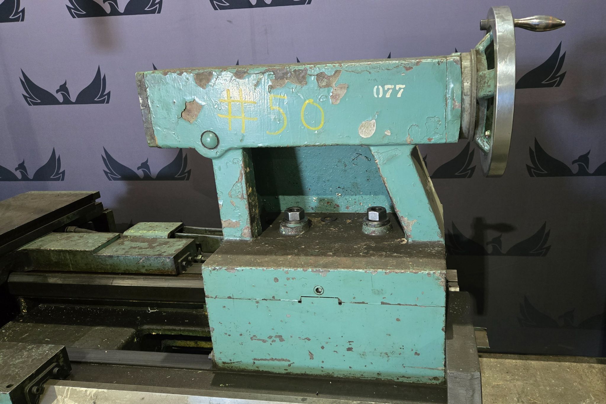 Cadillac 4080G Engine Lathe 40" x 80" with 4-Jaw Chuck & Tooling USED 7