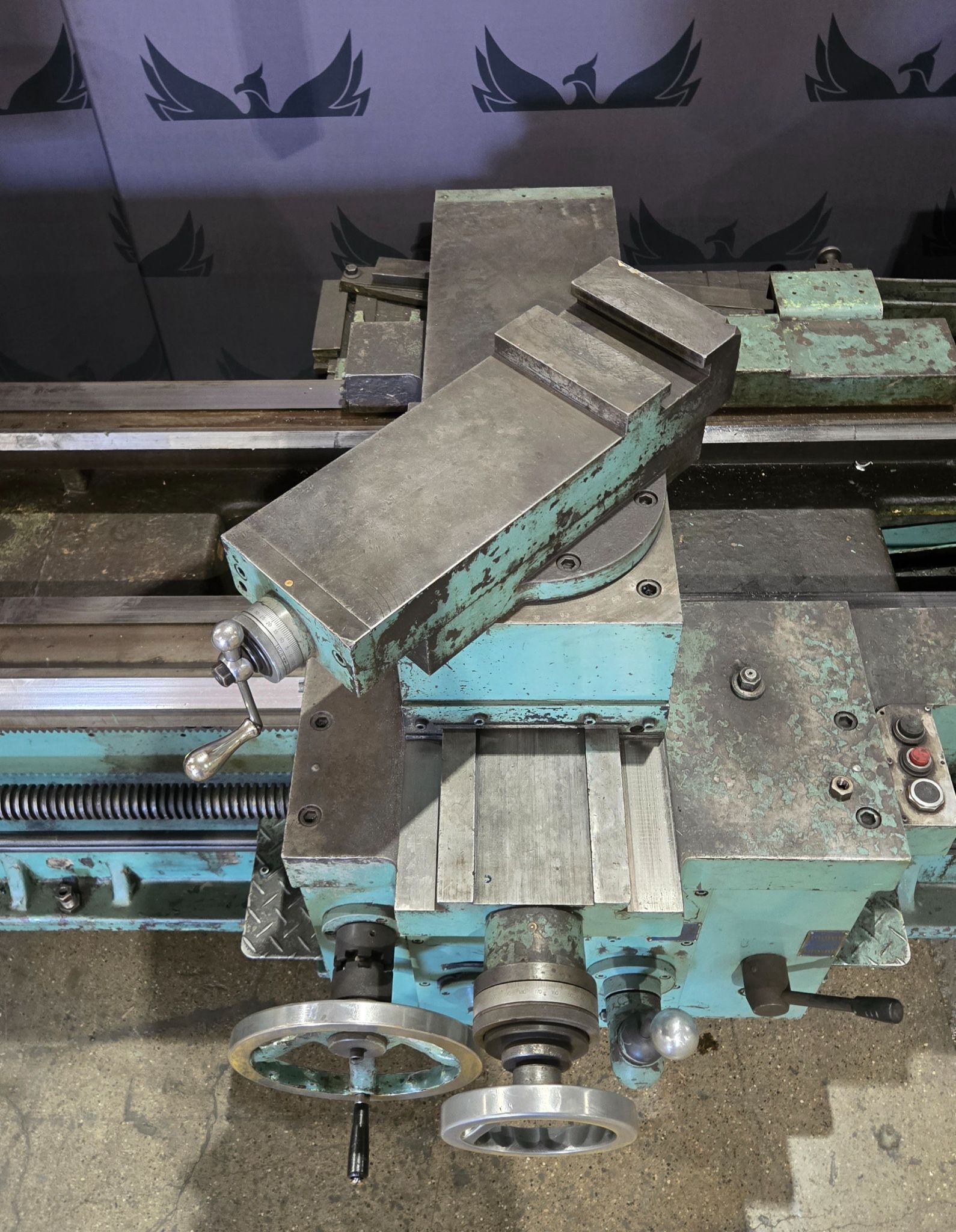 Cadillac 4080G Engine Lathe 40" x 80" with 4-Jaw Chuck & Tooling USED 10