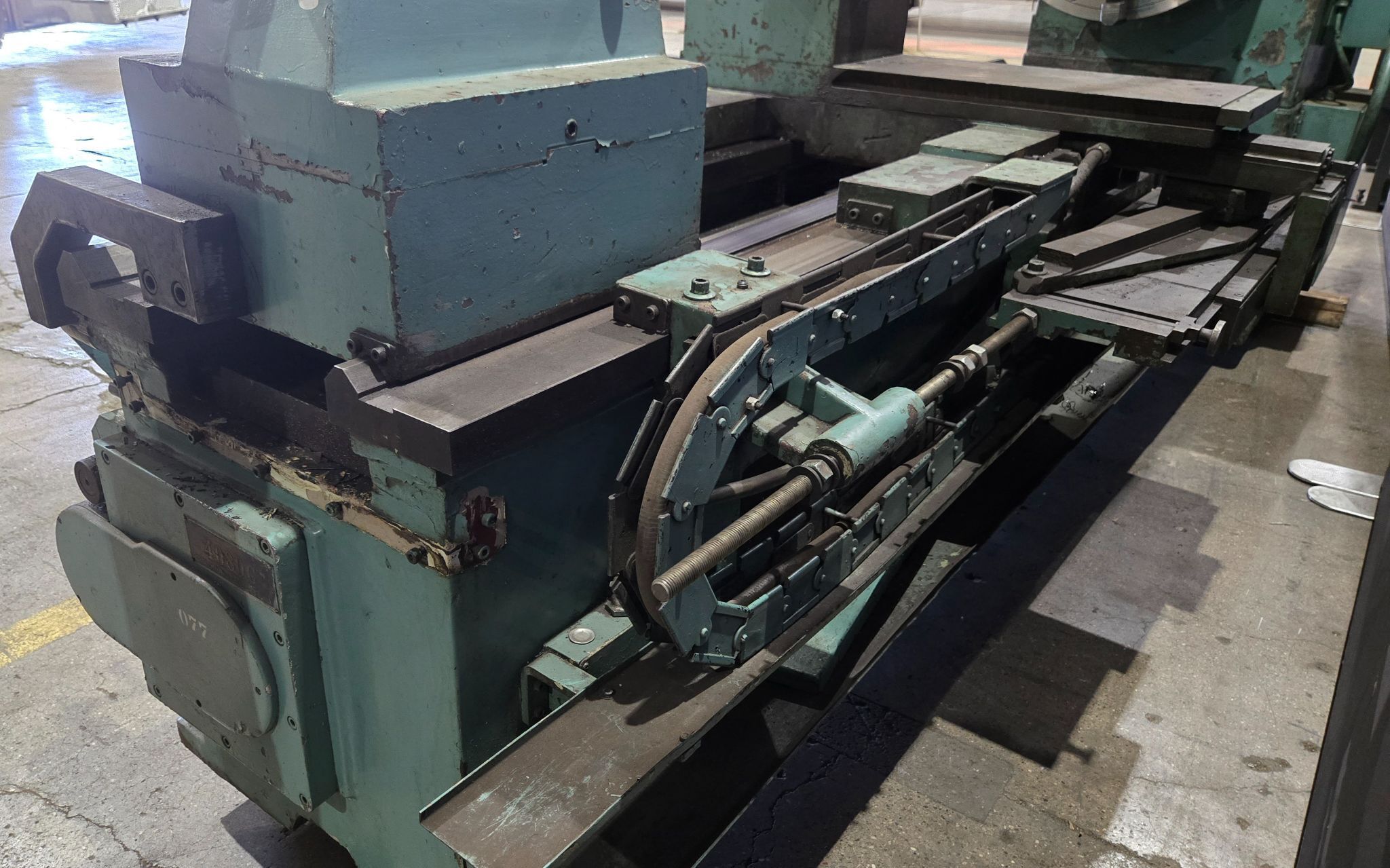 Cadillac 4080G Engine Lathe 40" x 80" with 4-Jaw Chuck & Tooling USED 12