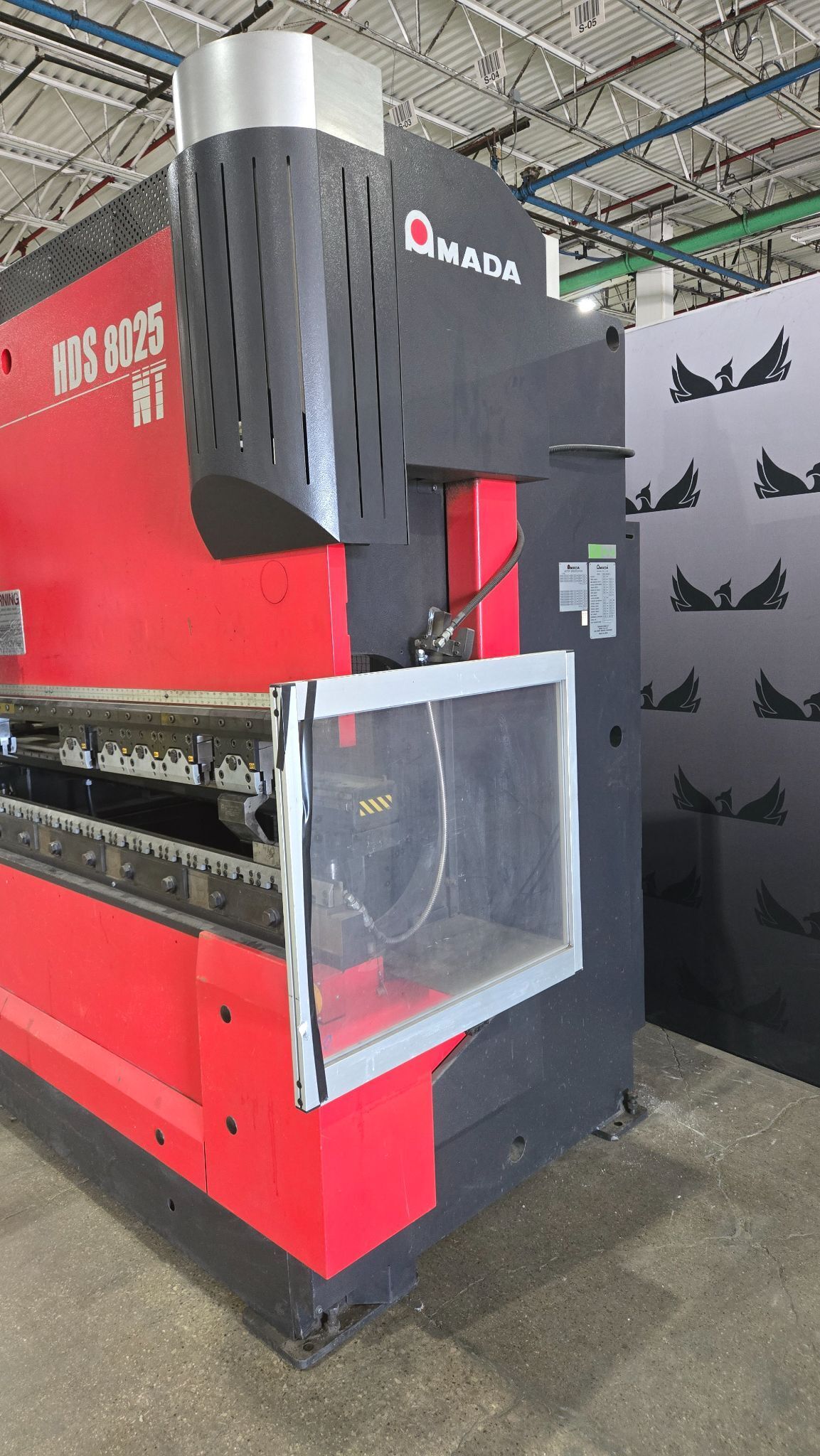 Amada HDS-8025NT CNC Press Brake 80 Ton 102.4" with AMNC & Tooling USED 2