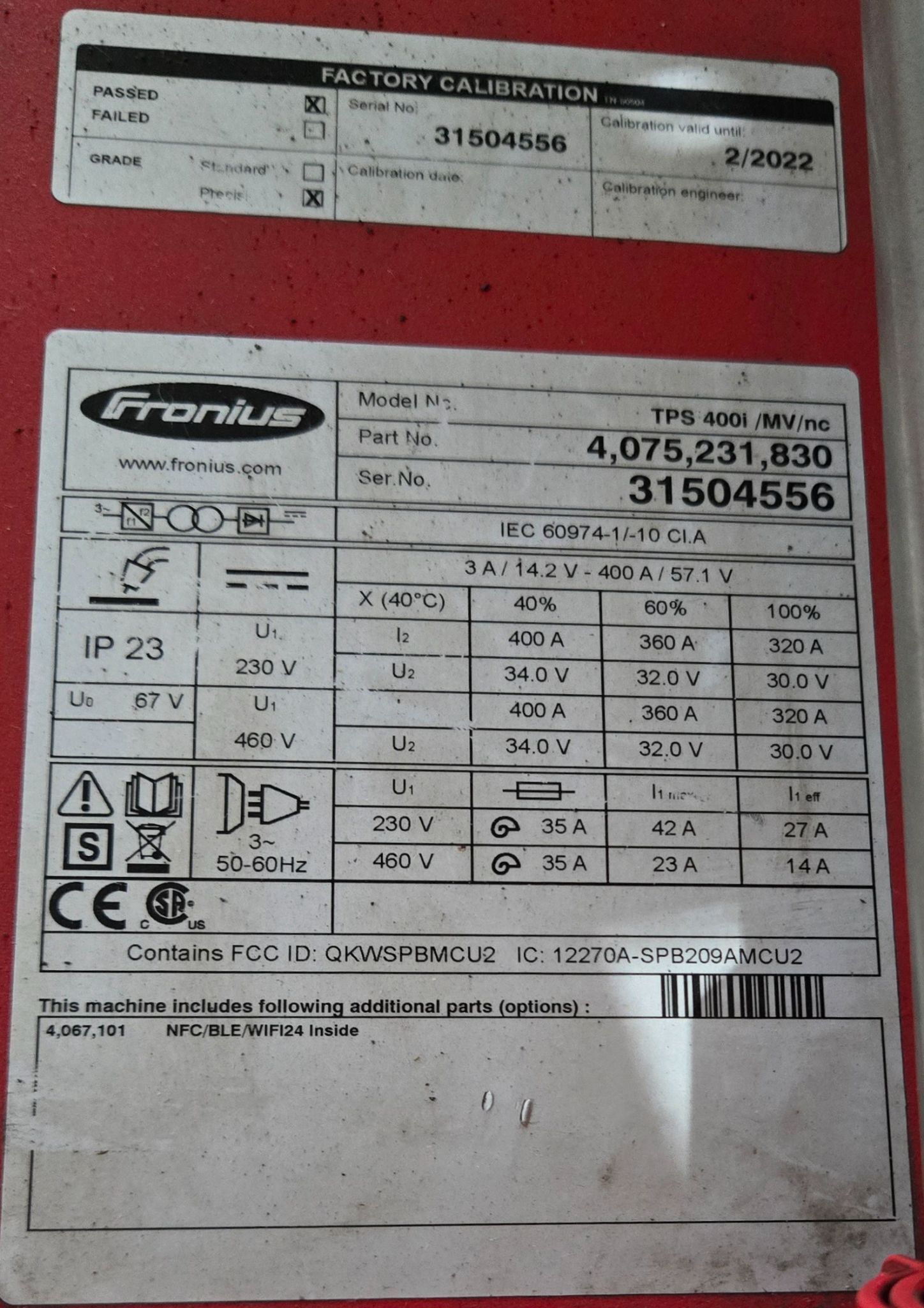 Fanuc Arc Mate 120iD Complete with R-30iB Plus Controller and TPS 400i Weld System - USED 14