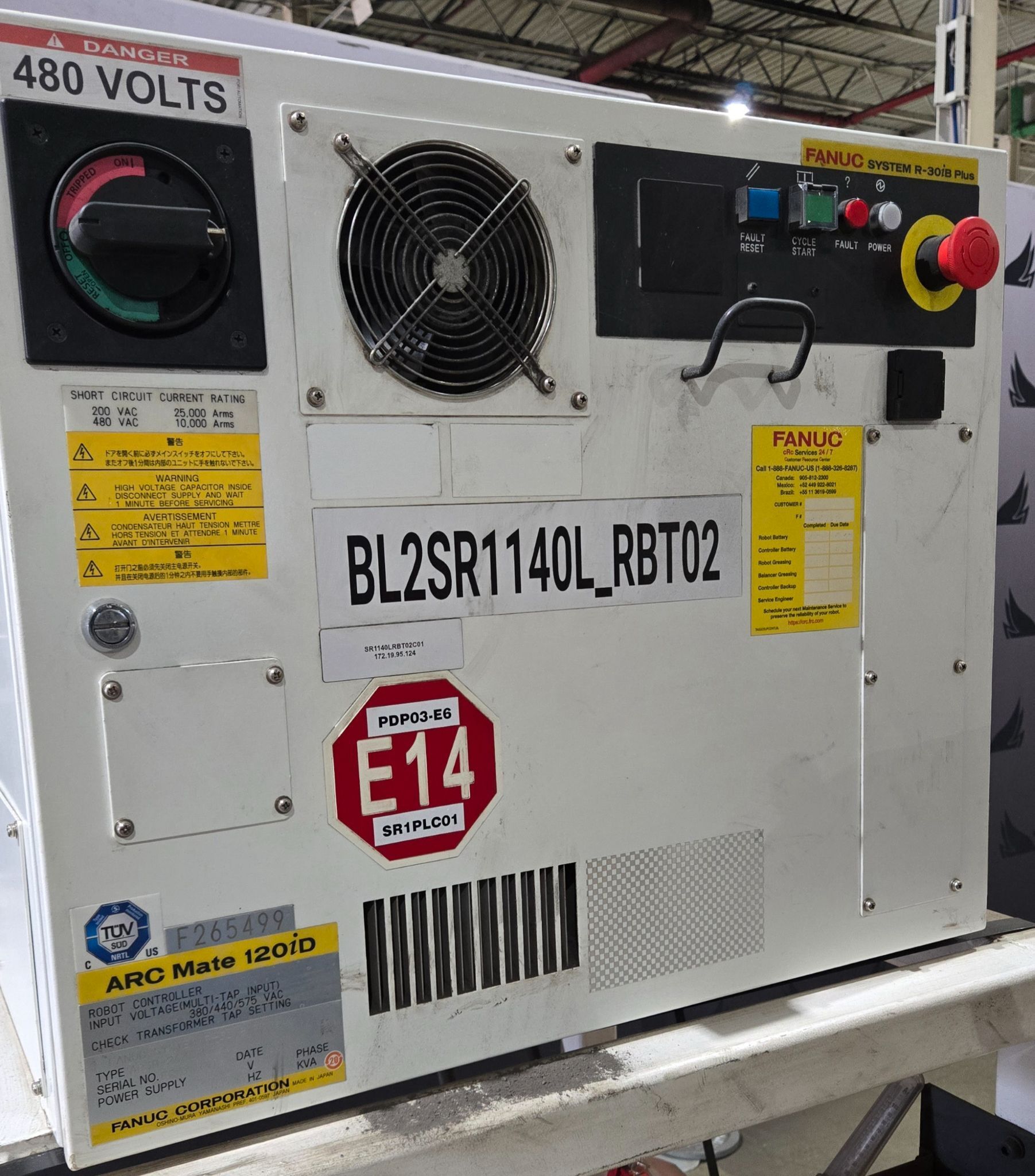 Fanuc Arc Mate 120iD Complete with R-30iB Plus Controller and TPS 400i Weld System - USED 17