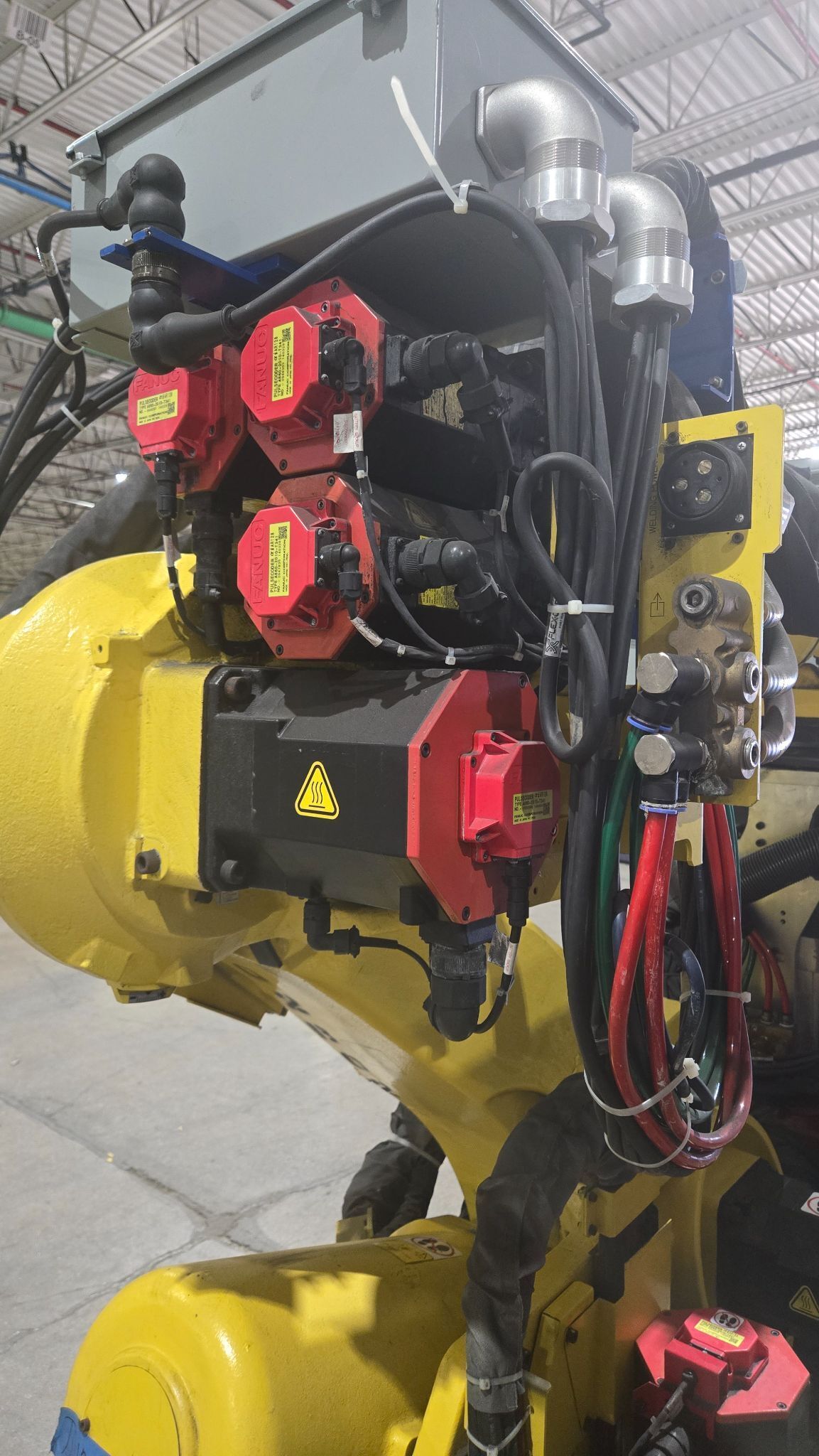 FANUC R-2000iB/210F Complete with R-30iA Controller & WTC WT6000 MFDC Inverter USED 6