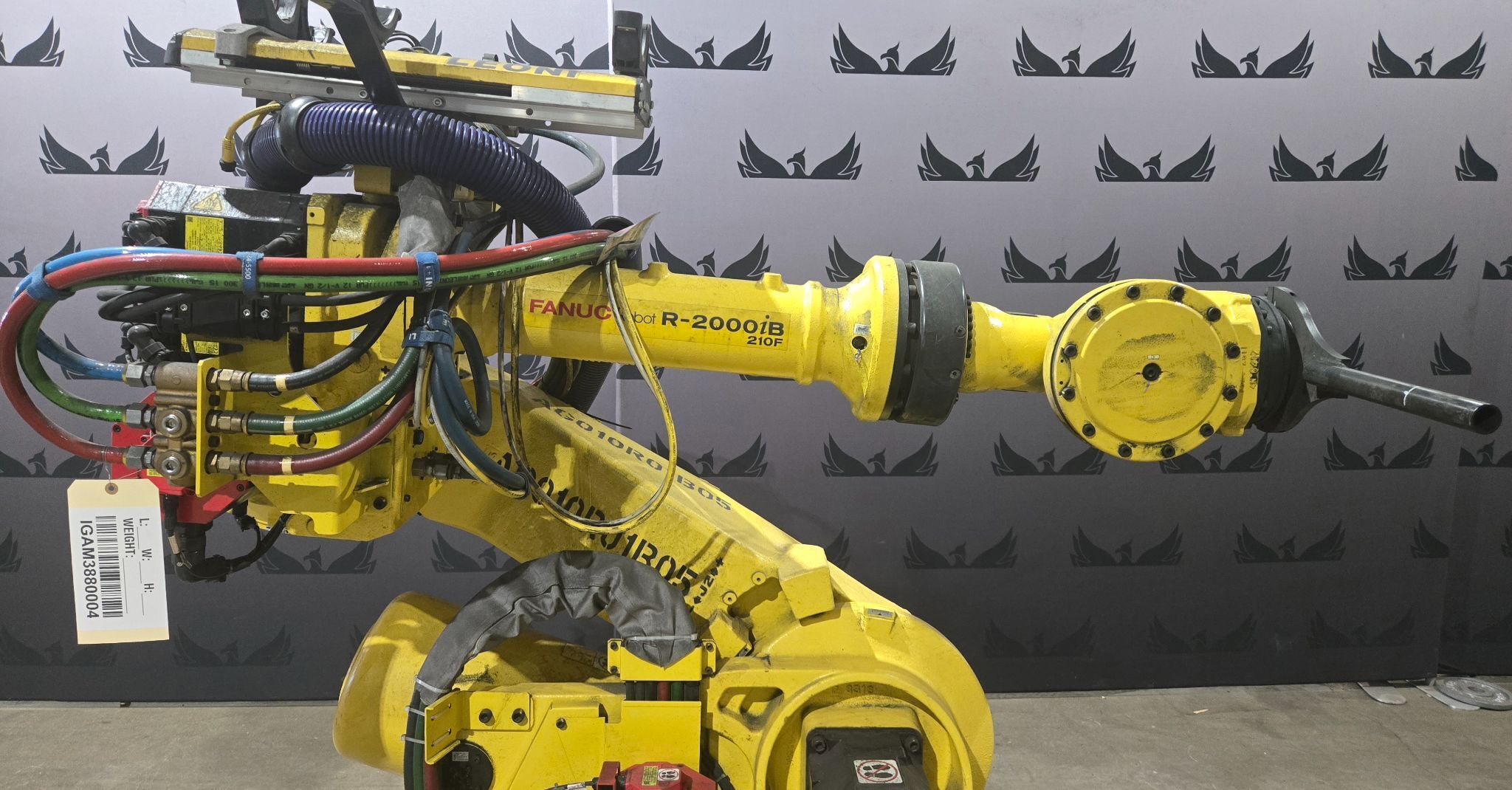 FANUC R-2000iB/210F Complete with R-30iB Controller & WTC Weld Controls USED 2