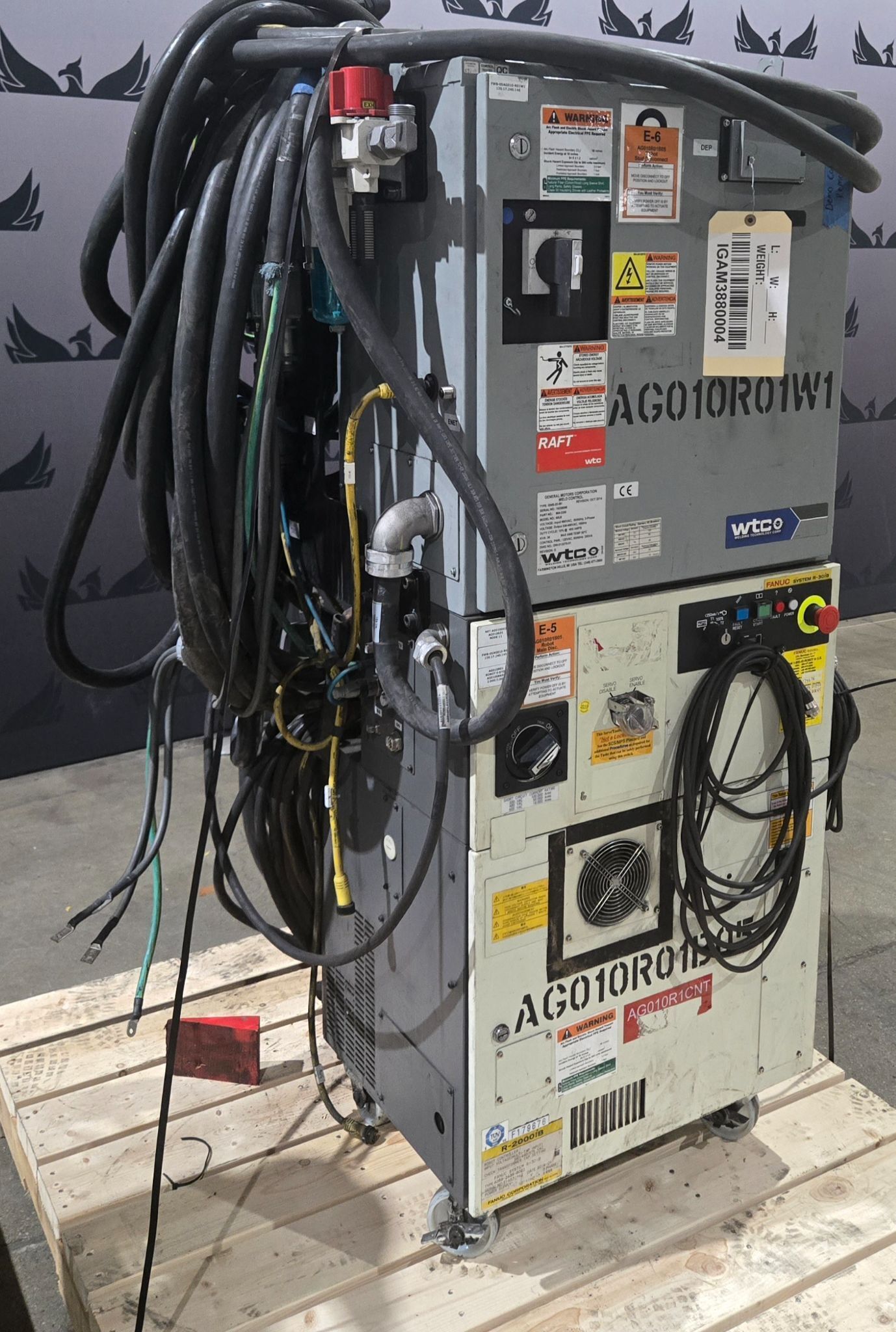 FANUC R-2000iB/210F Complete with R-30iB Controller & WTC Weld Controls USED 10