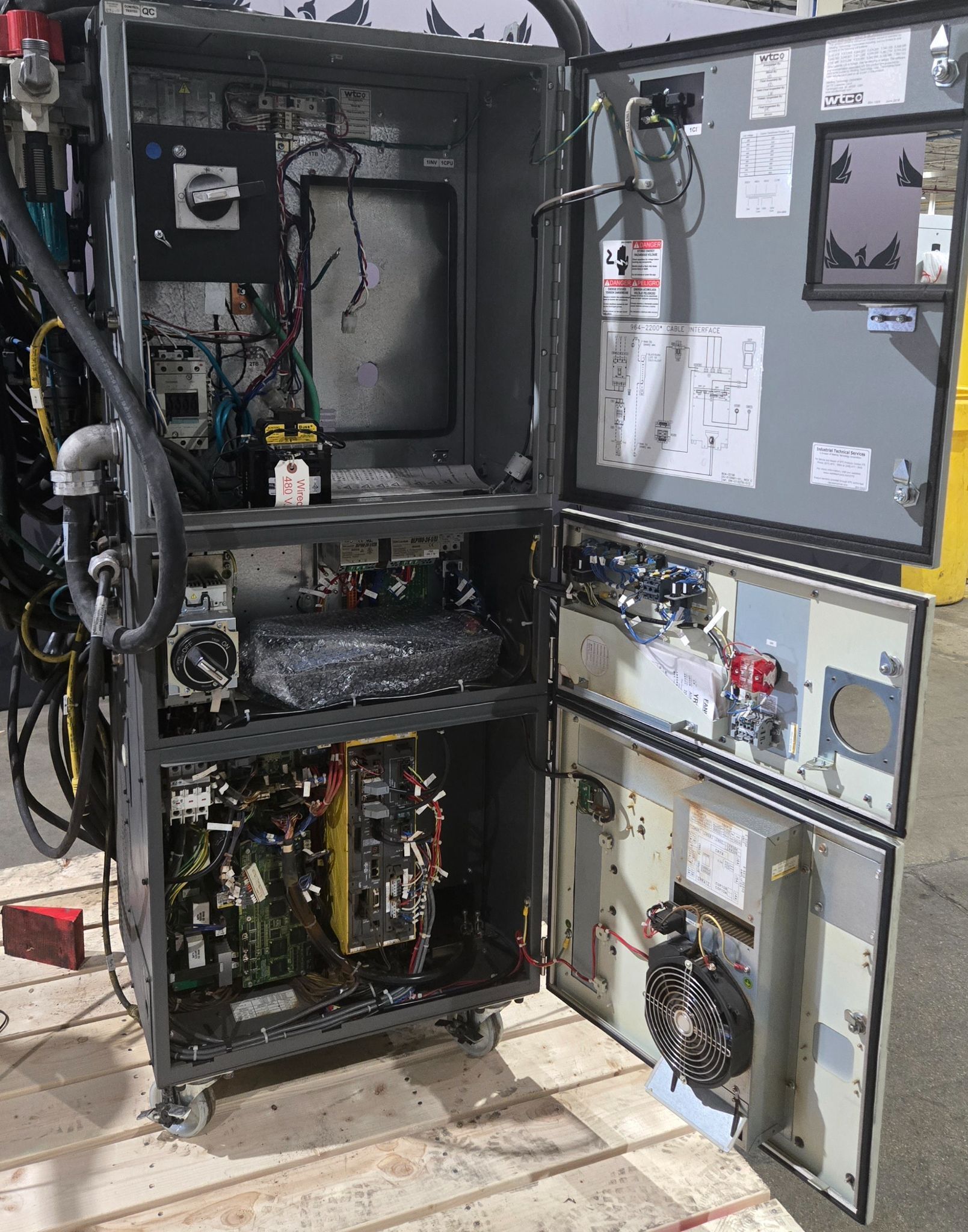 FANUC R-2000iB/210F Complete with R-30iB Controller & WTC Weld Controls USED 13