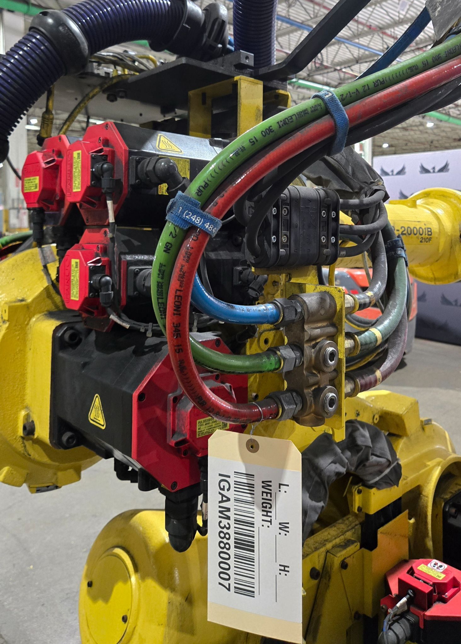 FANUC R-2000iB/210F Robot Complete with R-30iB Controller & WTC Weld Controller USED 6