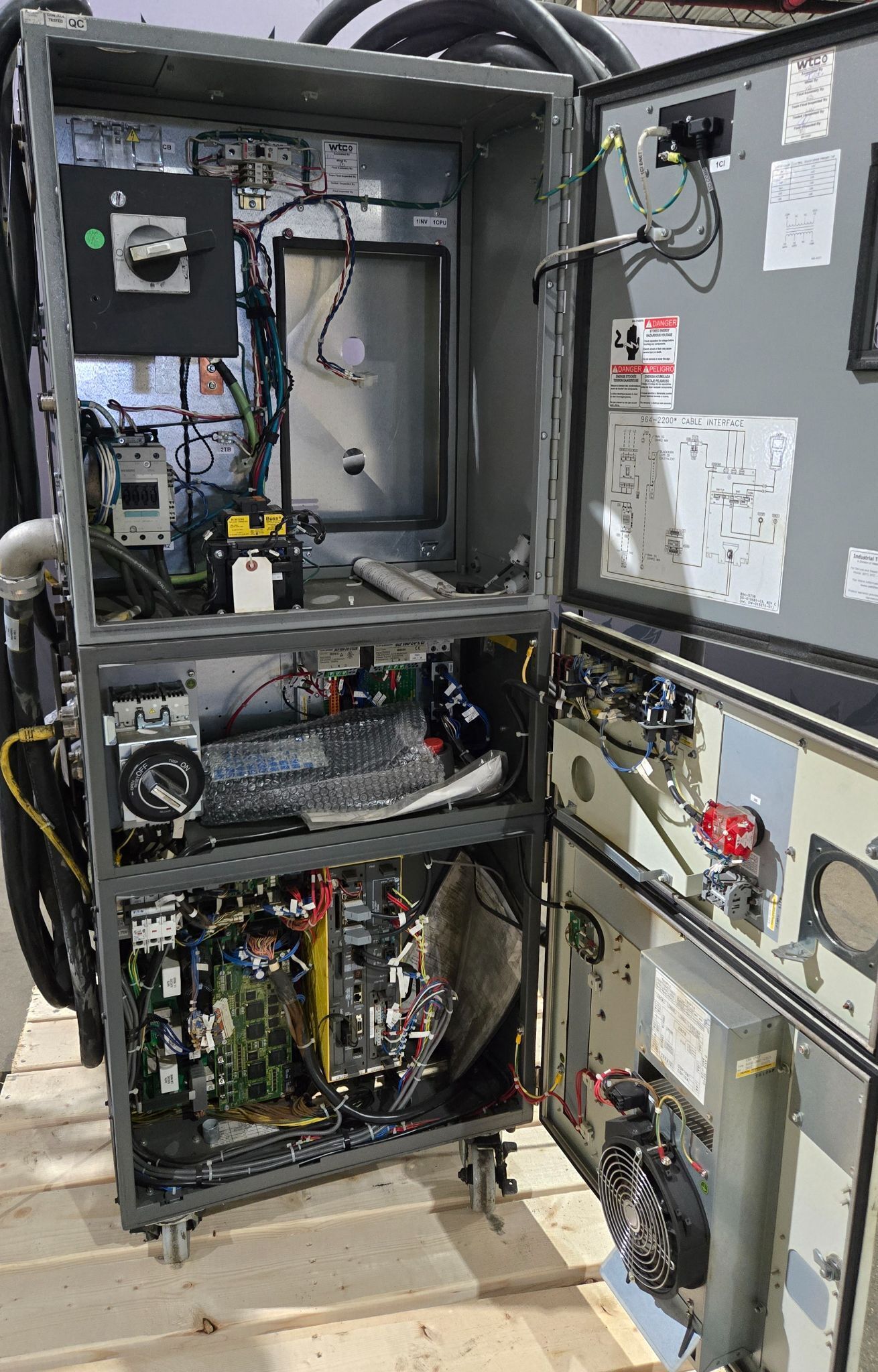 FANUC R-2000iB/210F Robot Complete with R-30iB Controller & WTC Weld Controller USED 13