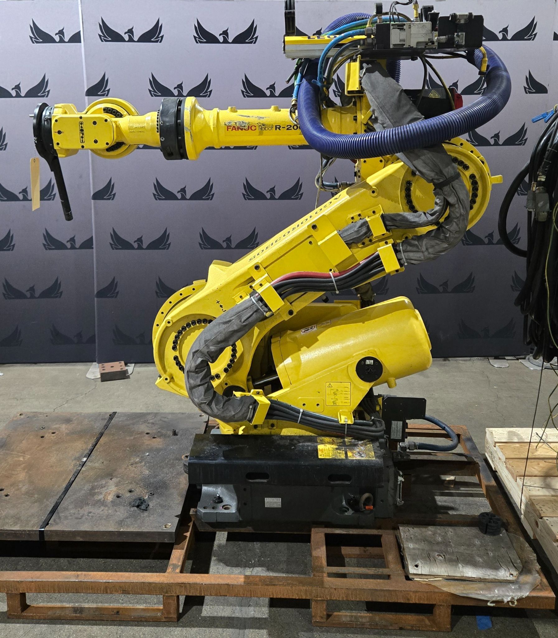 FANUC R-2000iB/210F Complete with R-30iB Controller & WTC Weld Controls USED 1