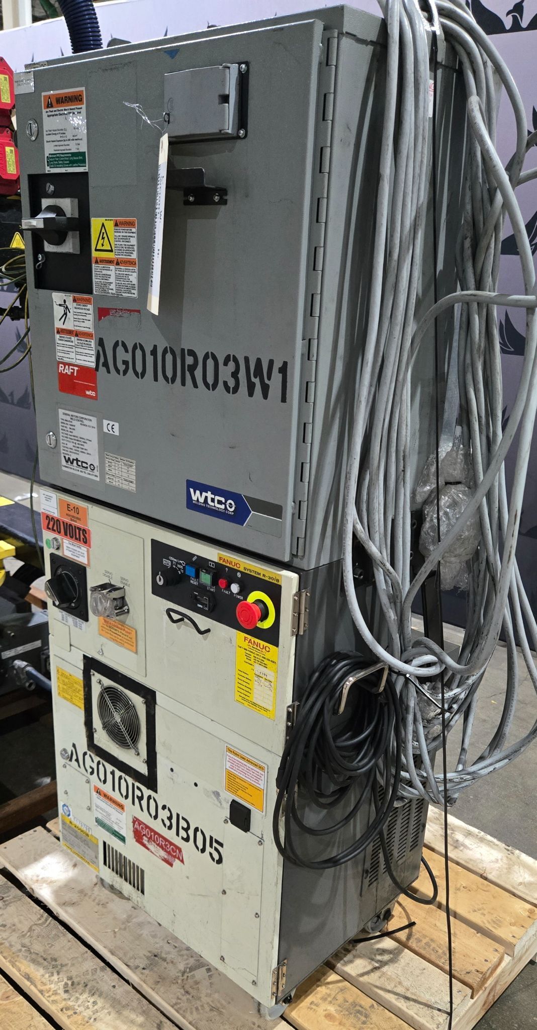 FANUC R-2000iB/210F Complete with R-30iB Controller & WTC Weld Controls USED 9