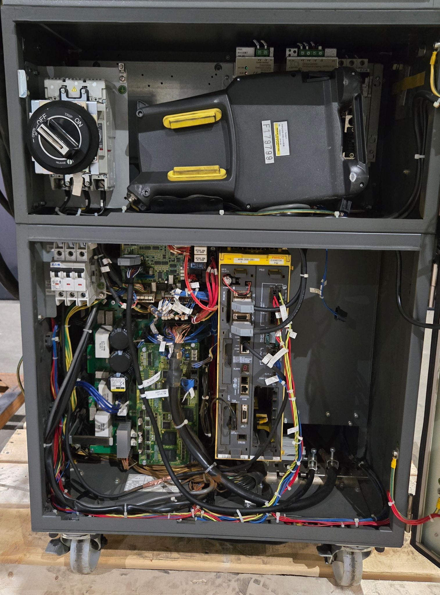 FANUC R-2000iB/210F Complete with R-30iB Controller & WTC Weld Controls USED 14