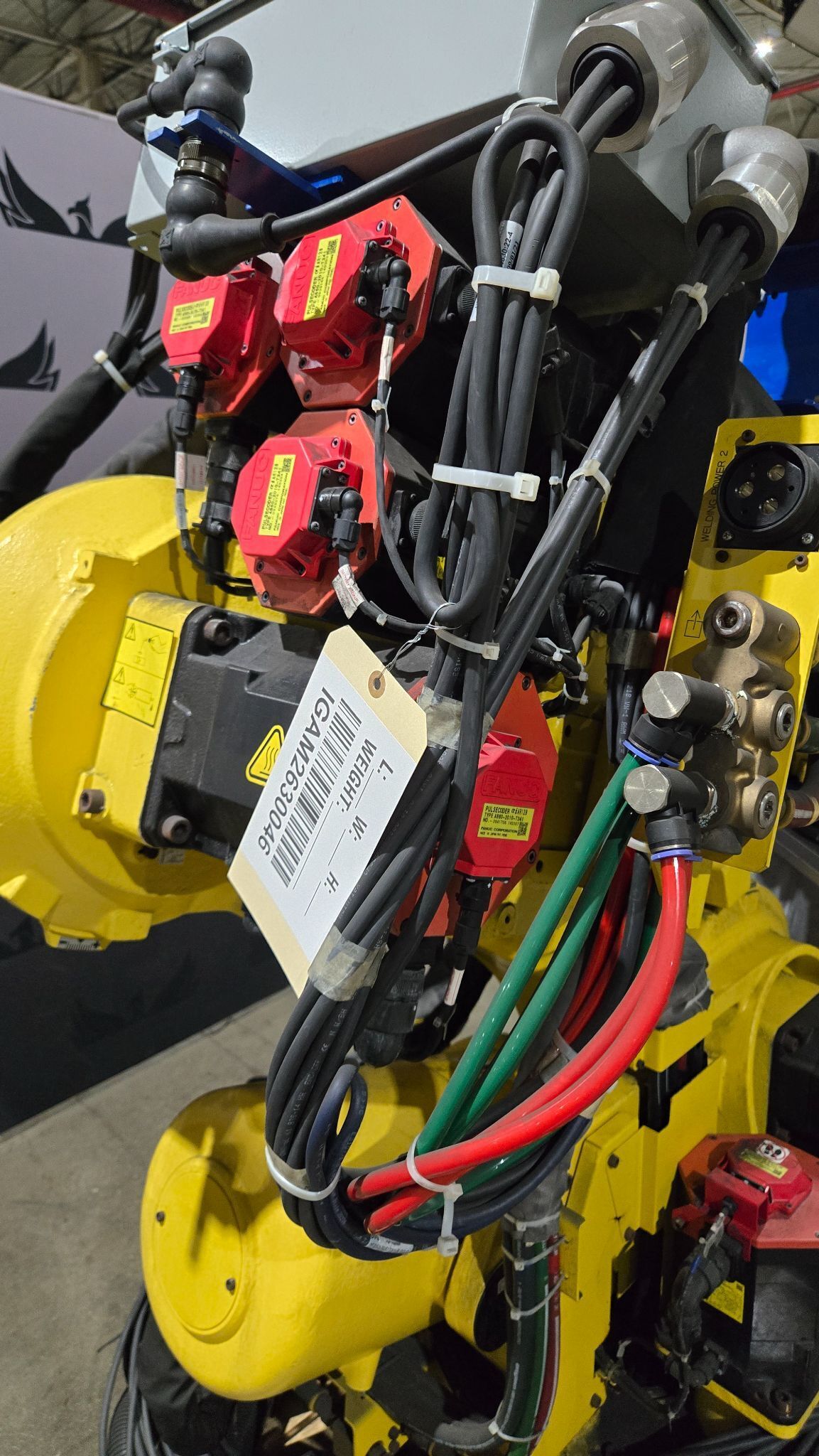 FANUC R-2000iB/210F Complete with R-30iA Controller & WTC WT6000 MFDC Inverter USED 5