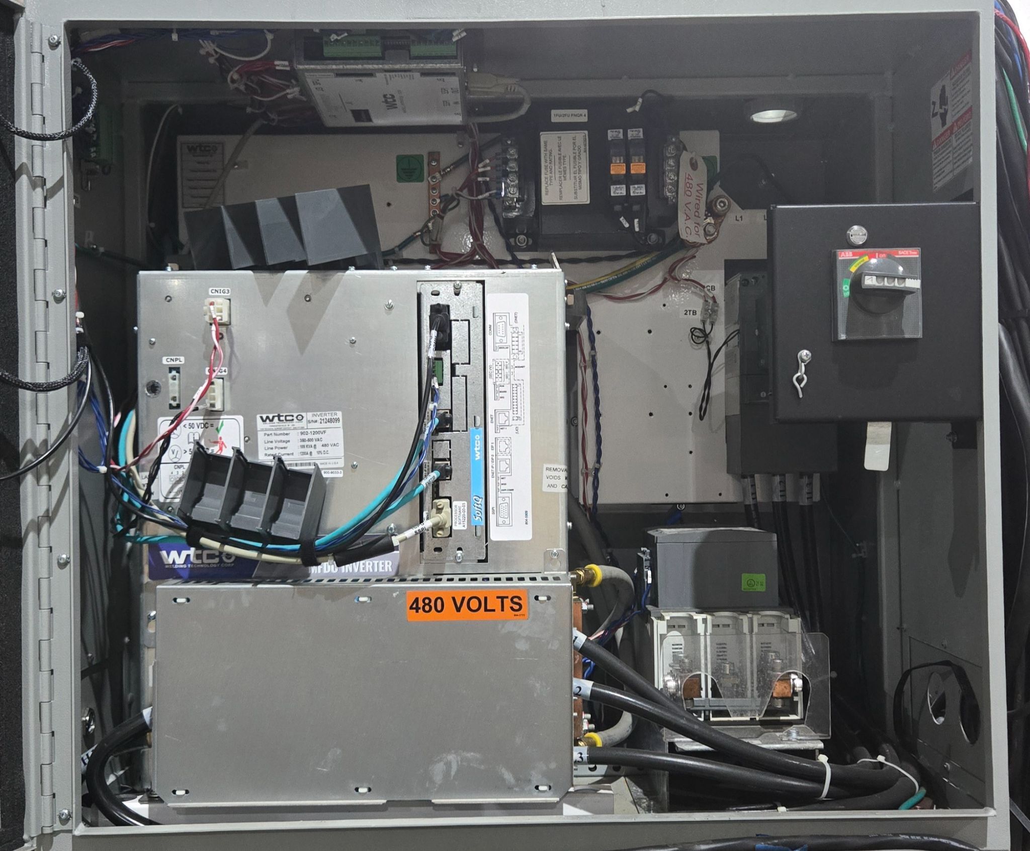 FANUC R-2000iB/210F Complete with R-30iA Controller & WTC WT6000 MFDC Inverter USED 14