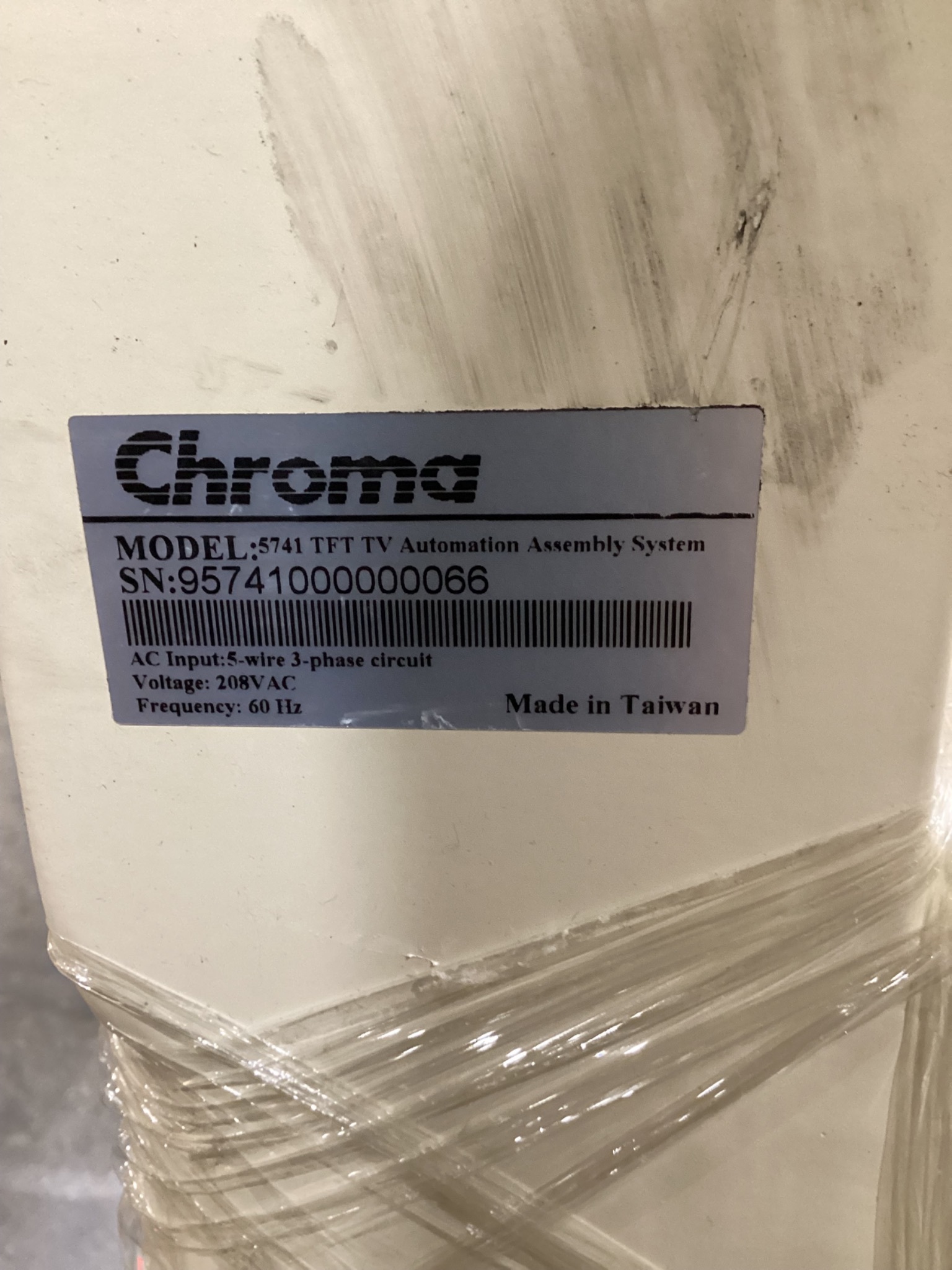 CHROMA 5741 Robot Transfer Unit (RTU) For FANUC R-2000iC/165F NEW 1