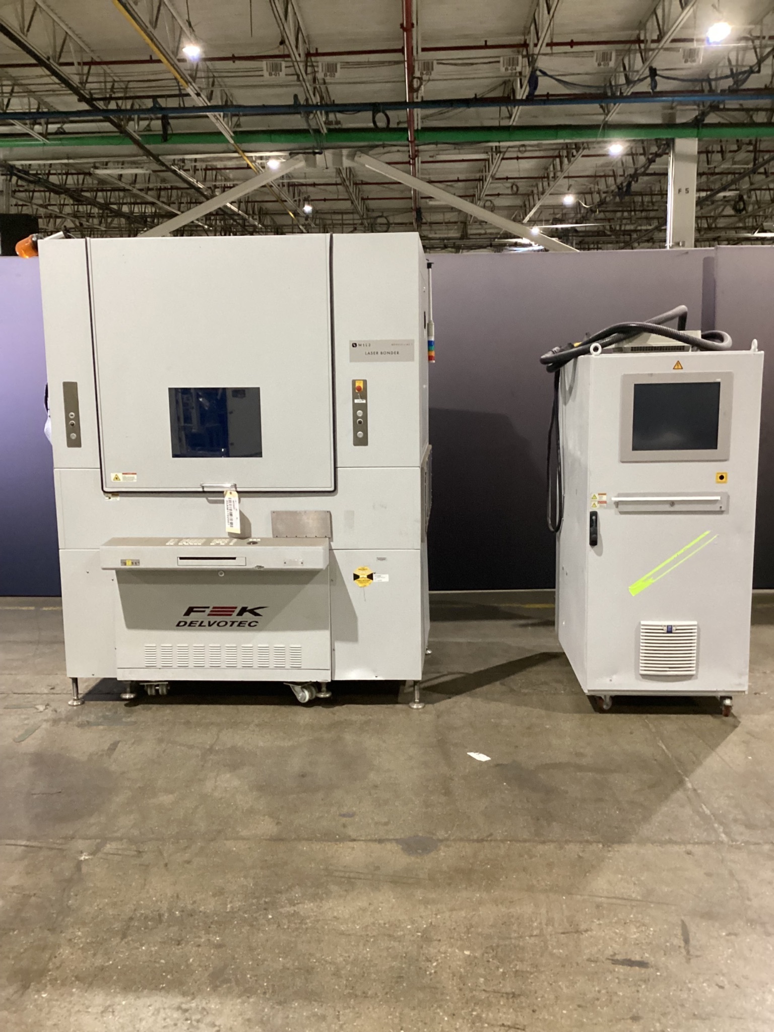 F&K DELVOTEC M17LSB Ultrasonic Laser Wire Bonder With Control Cabinet USED 0