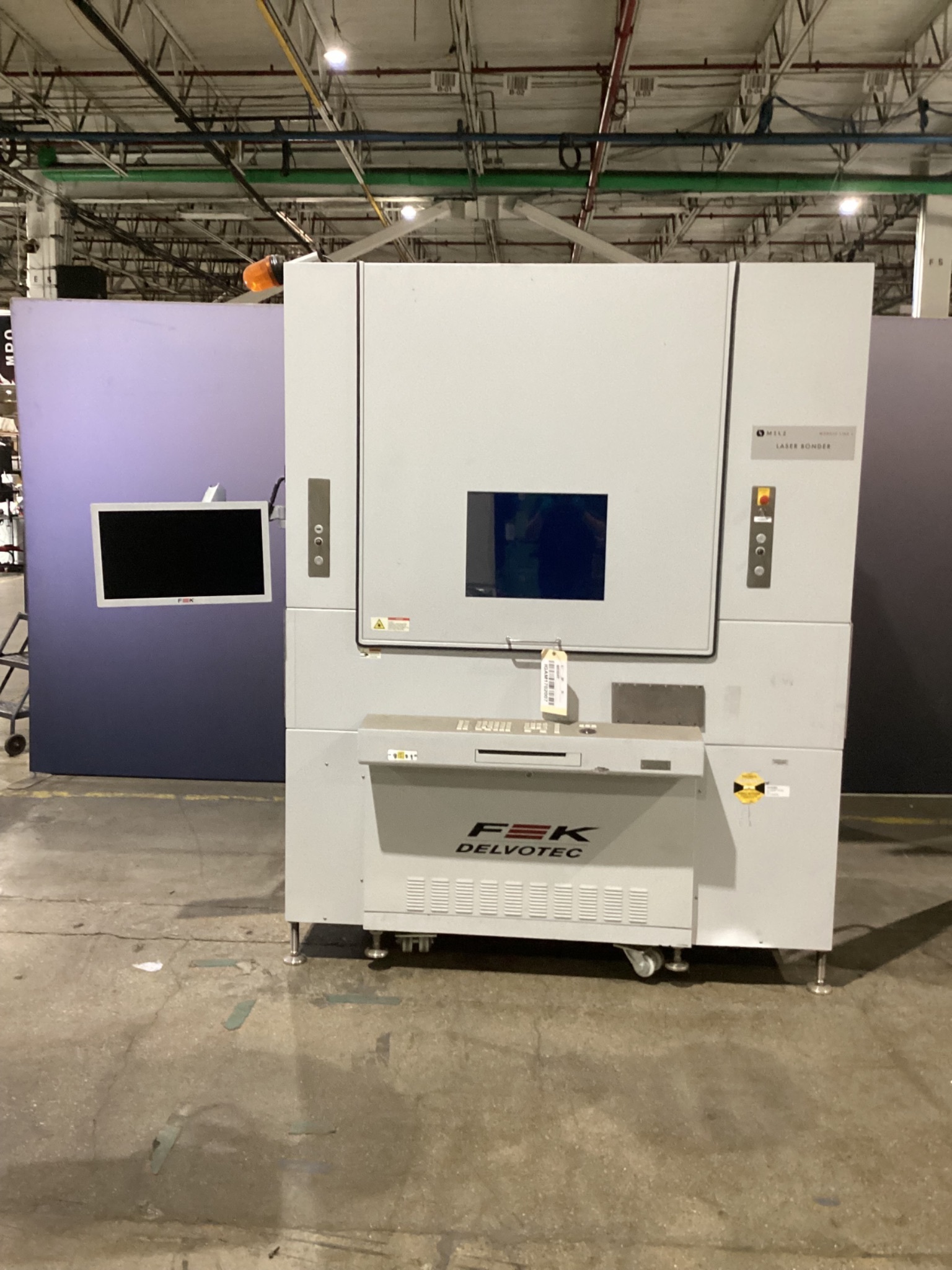 F&K DELVOTEC M17LSB Ultrasonic Laser Wire Bonder With Control Cabinet USED 7