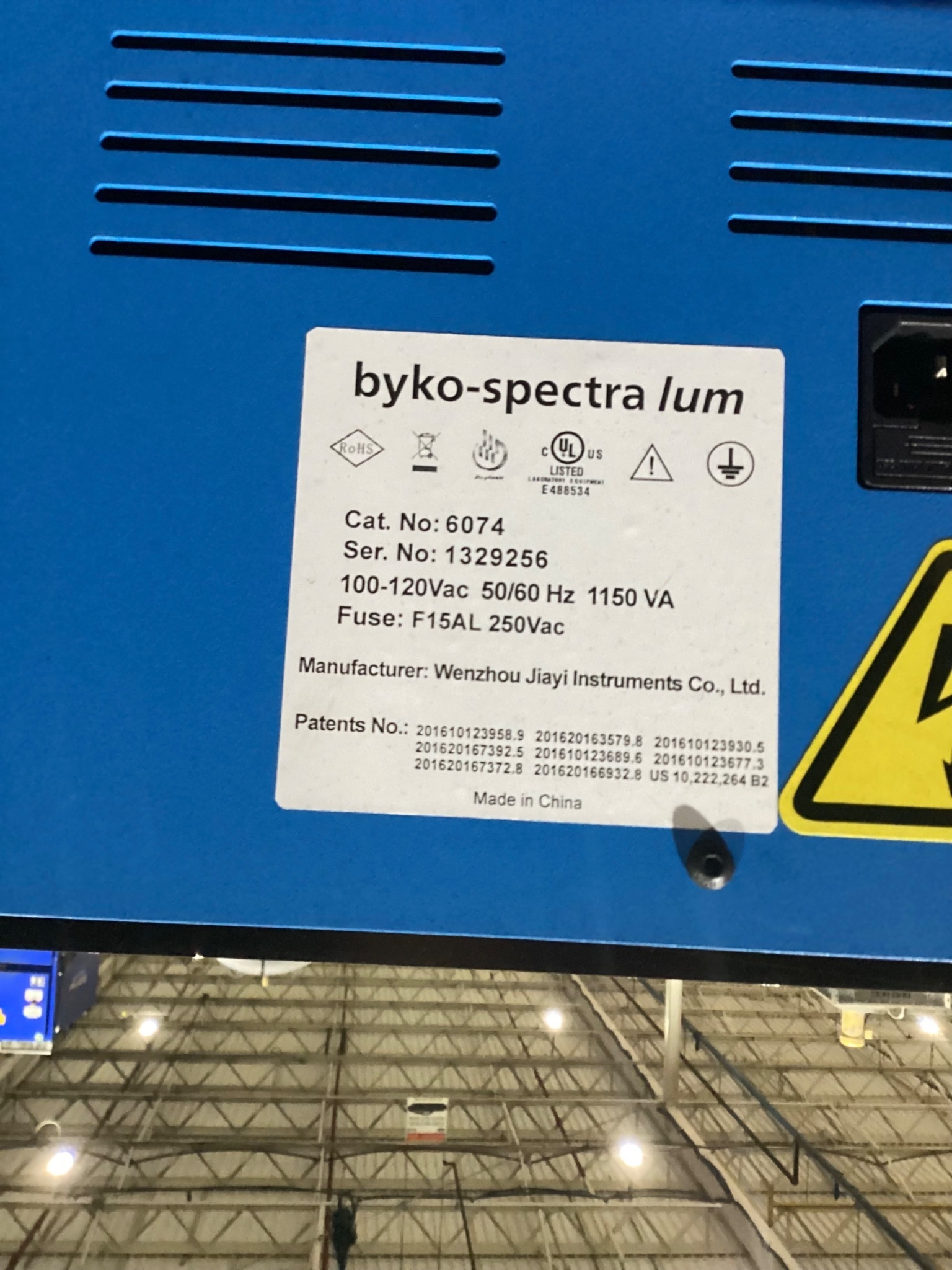 BYK byko-spectra lum 6074 Color Matching Luminaire 115V USED 1