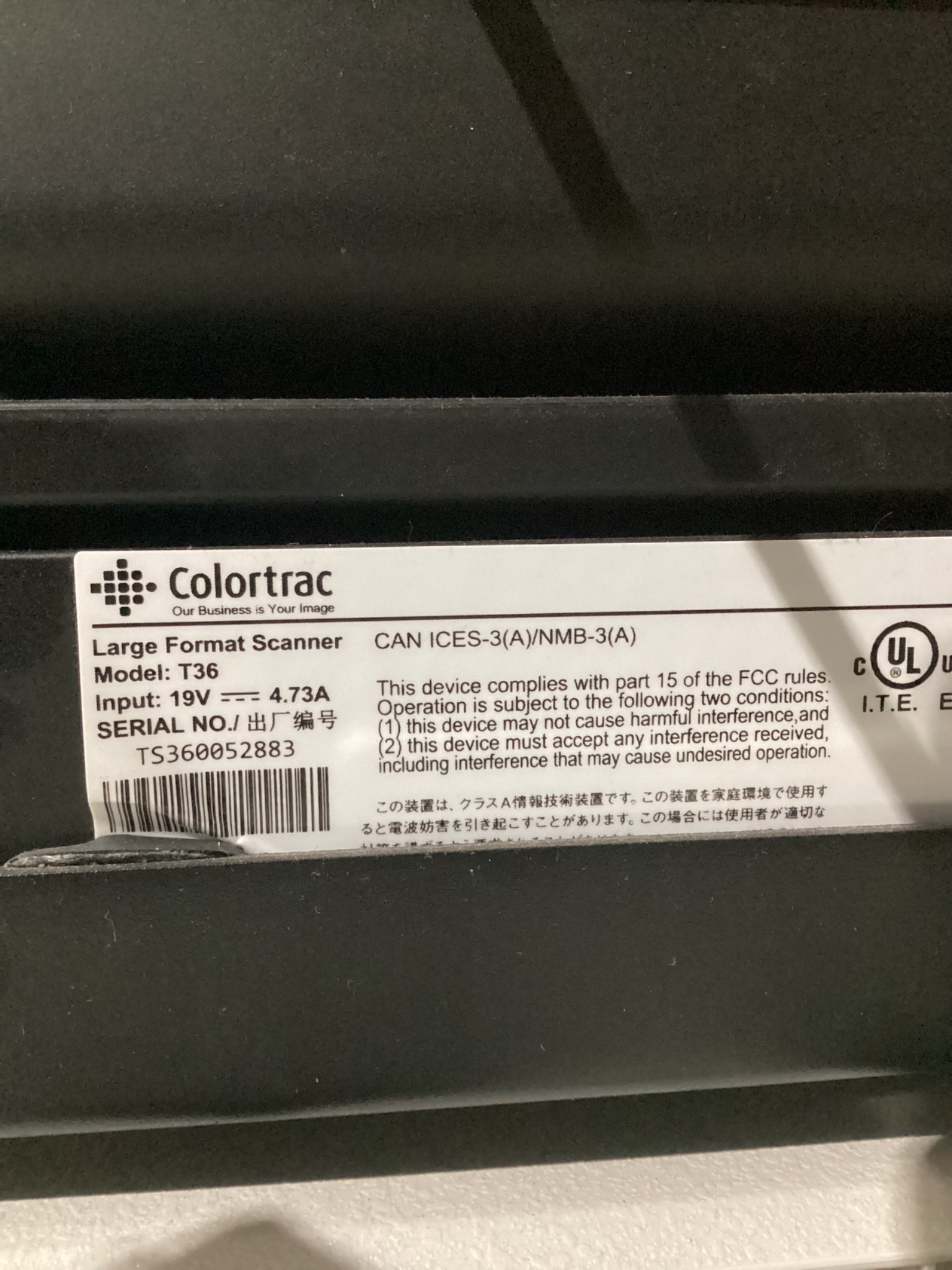 Canon imagePROGRAF TX-4000 MFP with Colortrac T36 Scanner USED 2