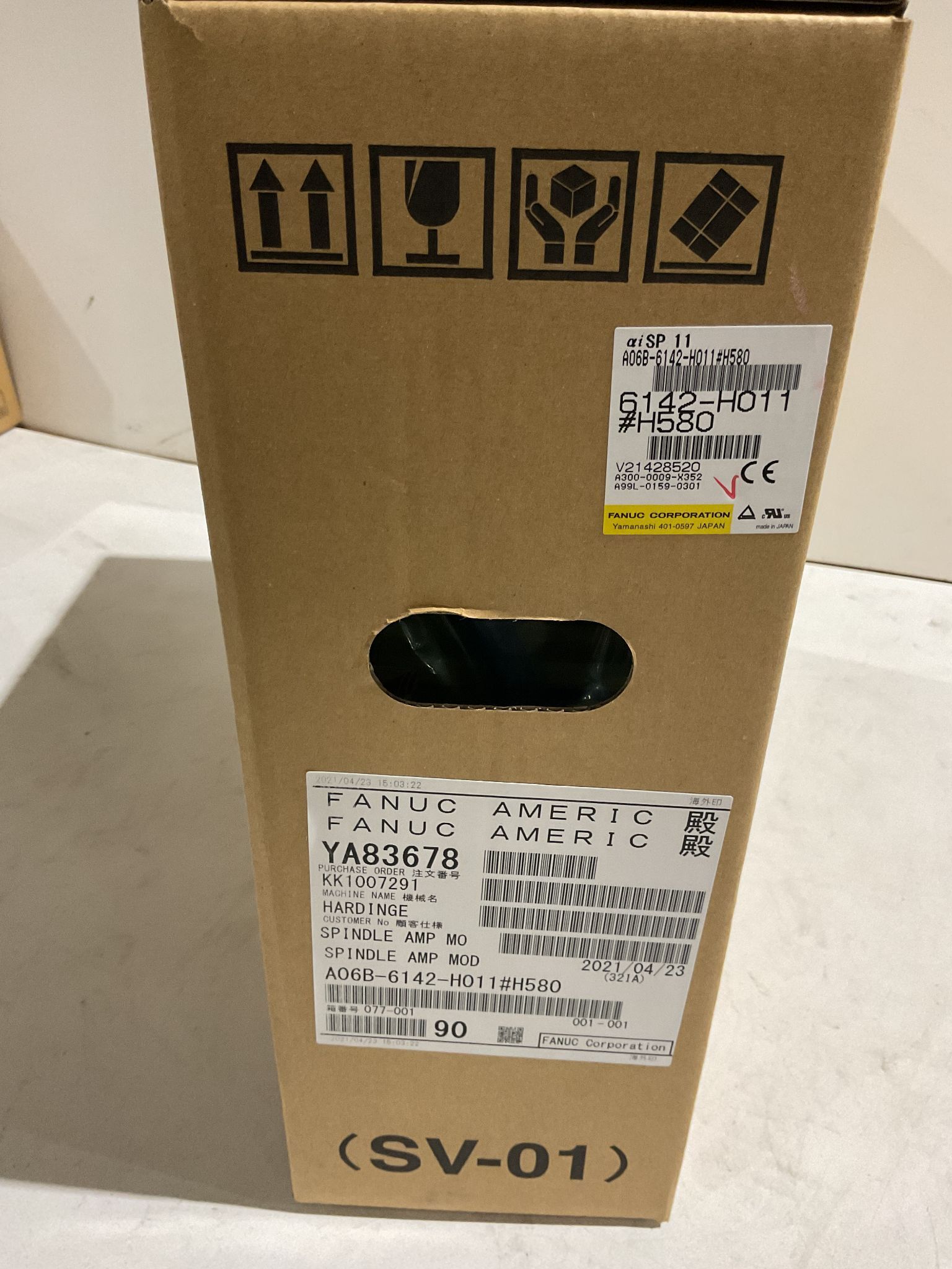 FANUC A06B-6142-H011#H580 Spindle Amplifier Module NEW 1