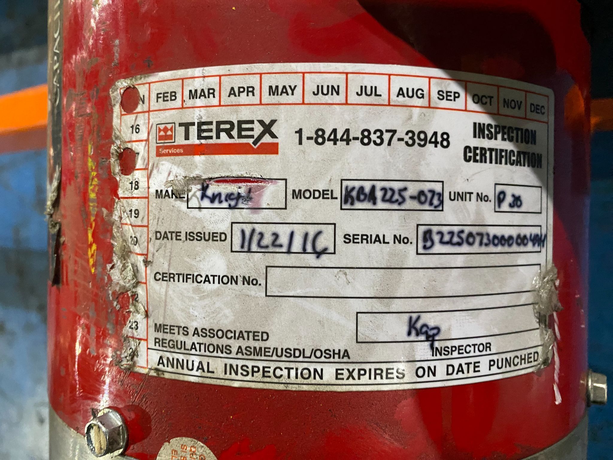 KNIGHT - KBA225-023 Tool Balancer w/ Extended Arm USED 3