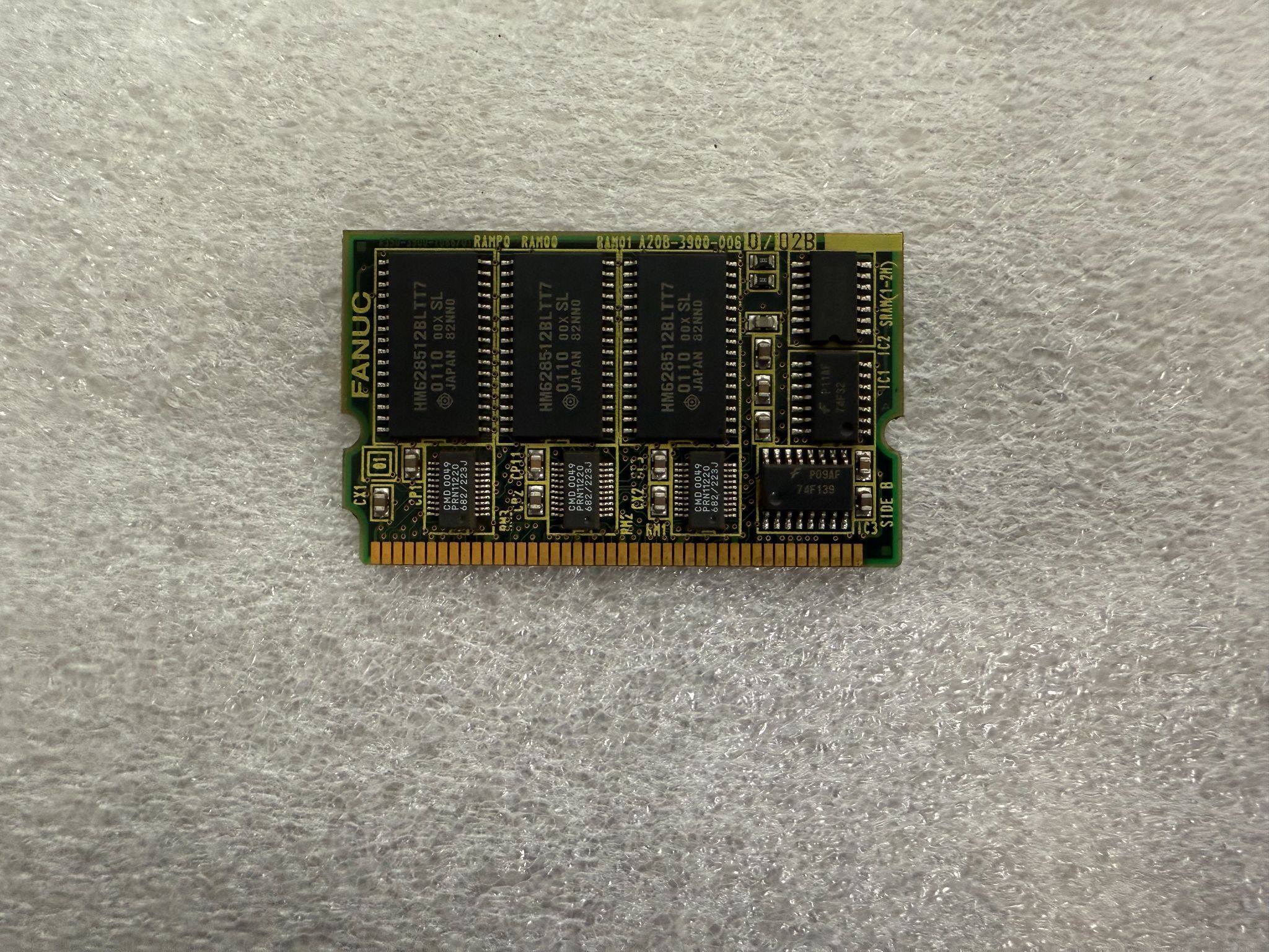 FANUC A20B-3900-0060/02B PCB - 2MB SRAM FS16I/18I/15I Memory Module USED 0