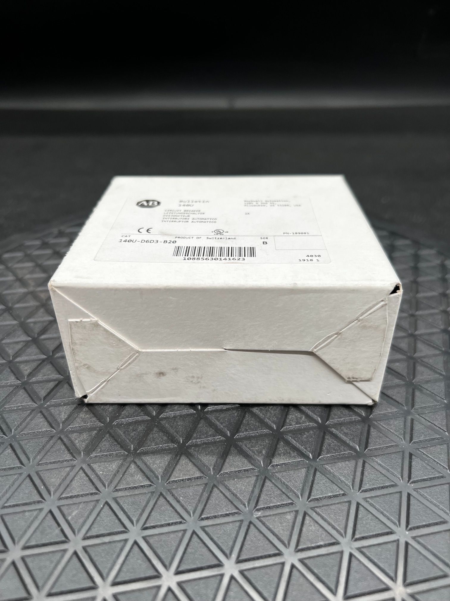 ALLEN-BRADLEY 140U-D6D3-B20 Molded Case Circuit Breaker 20A 3-Pole NEW 5