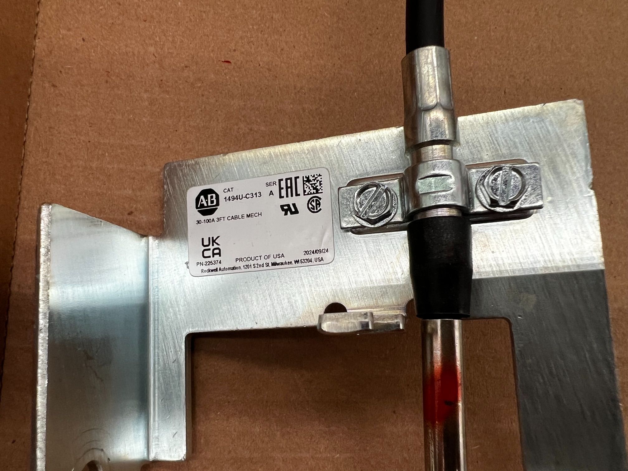ALLEN-BRADLEY 1494U-C313 Cable Mechanism for Disconnect Switch 30-100A NEW 1