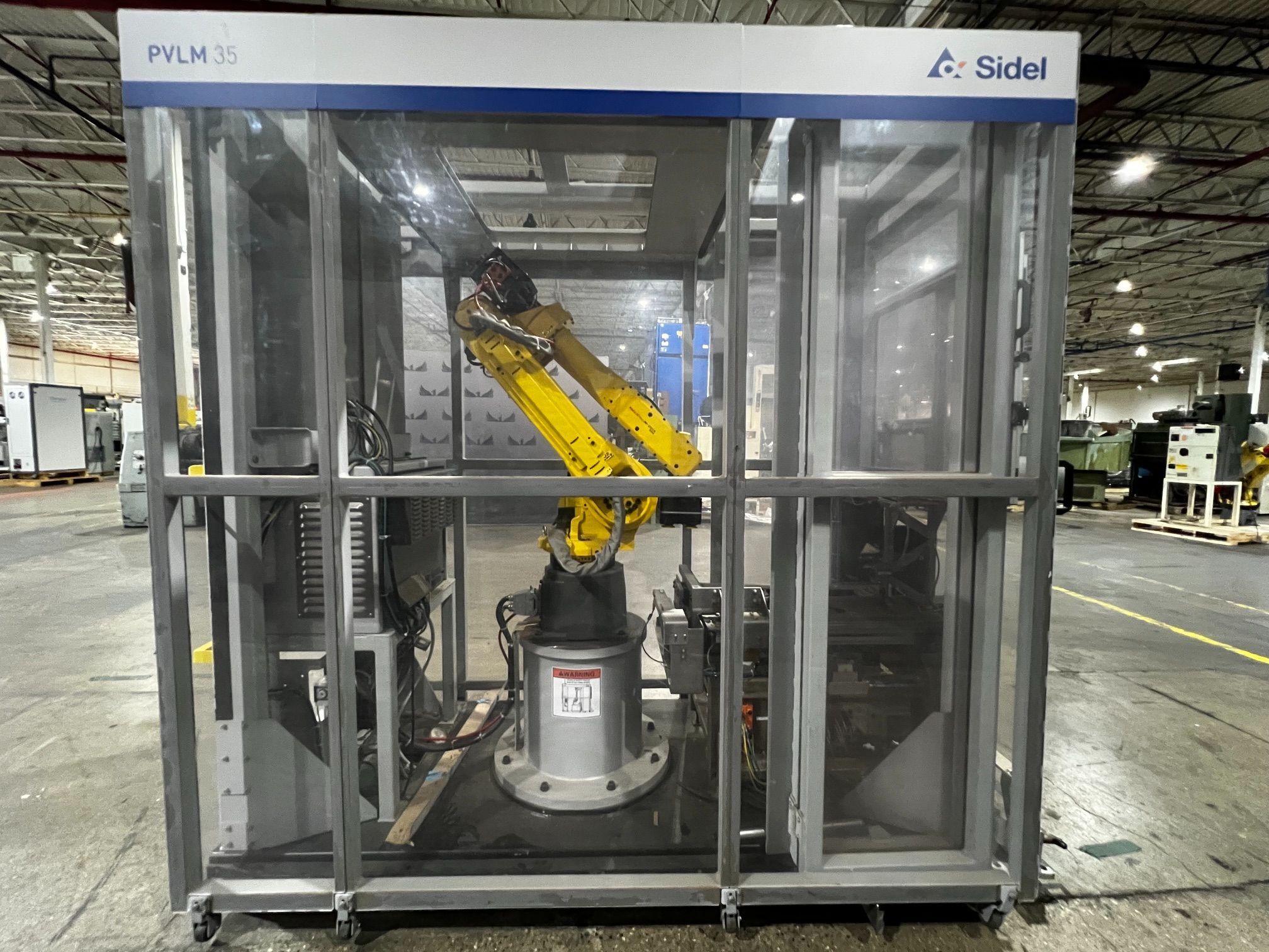 SIDEL PVLM35 Robotic Case Palletizer with FANUC M-20iA/35M Complete USED 2
