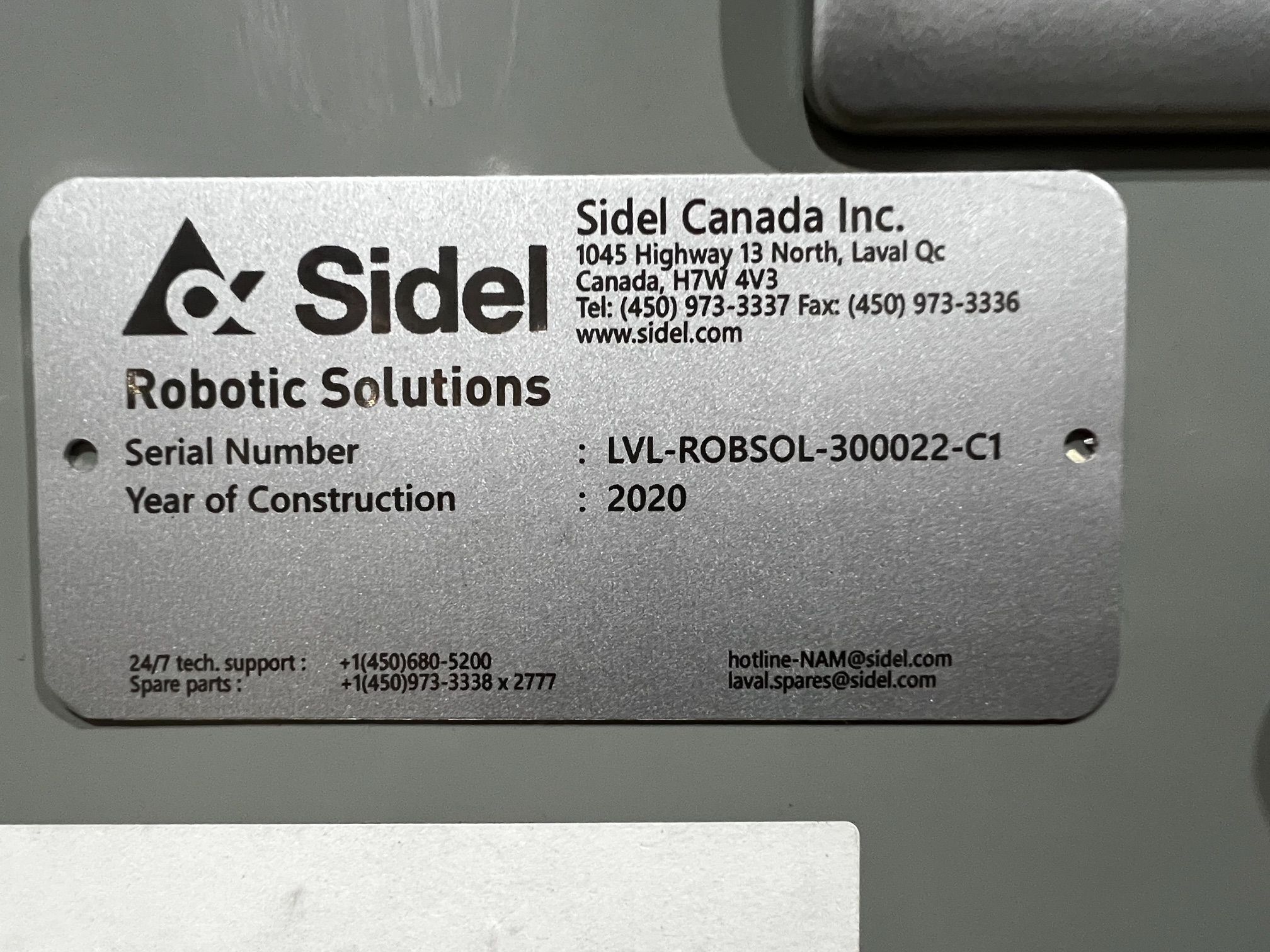 SIDEL PVLM35 Robotic Case Palletizer with FANUC M-20iA/35M Complete USED 13
