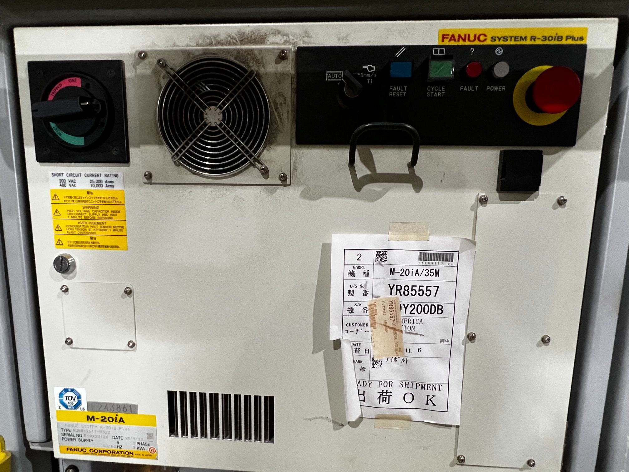 SIDEL PVLM35 Robotic Case Palletizer with FANUC M-20iA/35M Complete USED 12