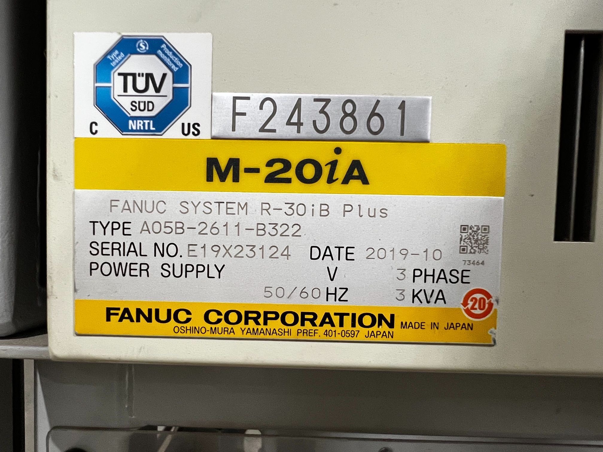 SIDEL PVLM35 Robotic Case Palletizer with FANUC M-20iA/35M Complete USED 15