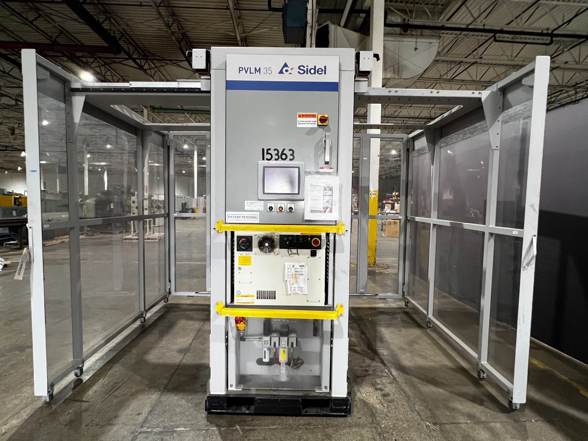 SIDEL PVLM35 Robotic Case Palletizer with FANUC M-20iA/35M Complete USED 4