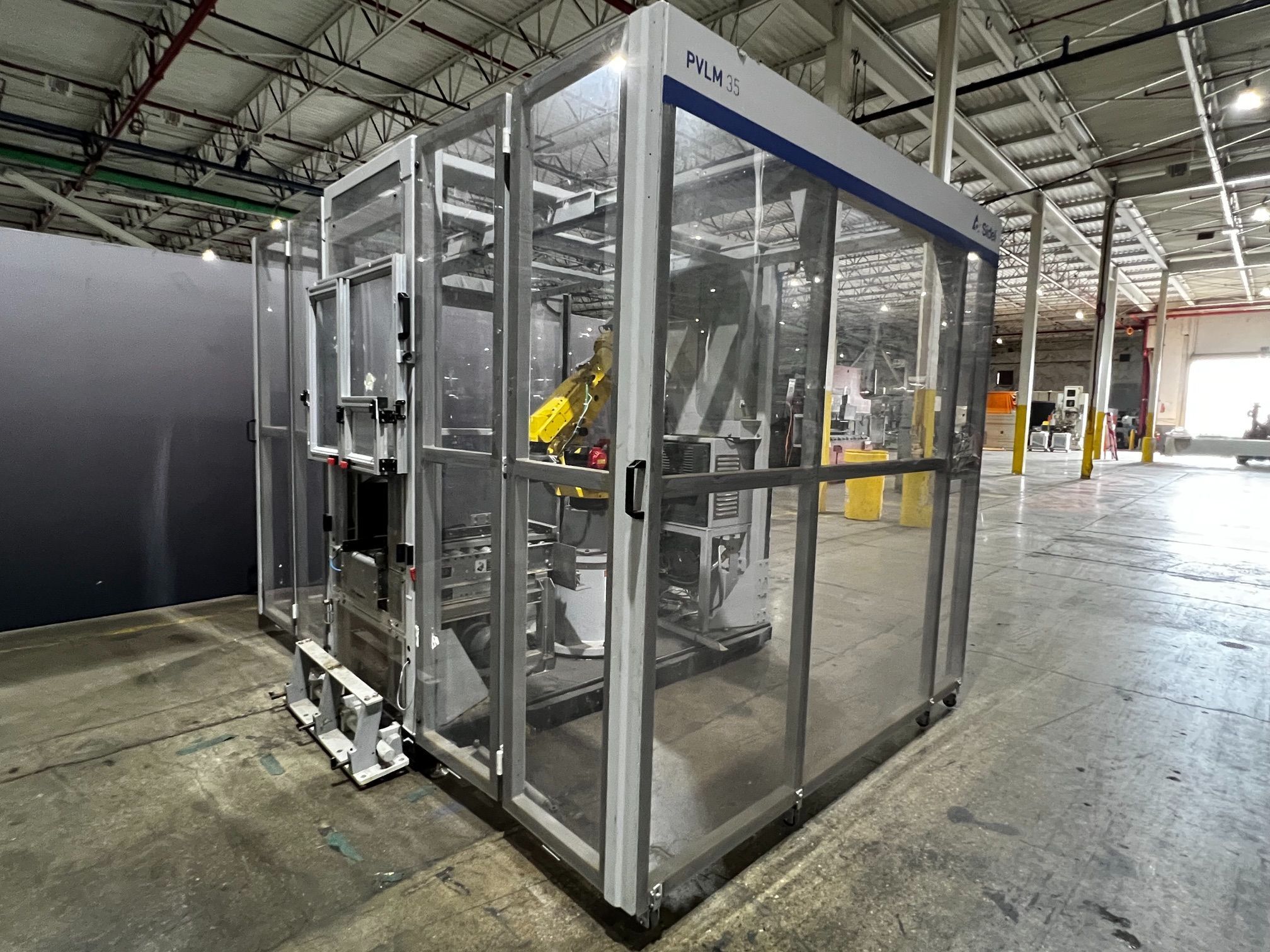 SIDEL PVLM35 Robotic Case Palletizer with FANUC M-20iA/35M Complete USED 5