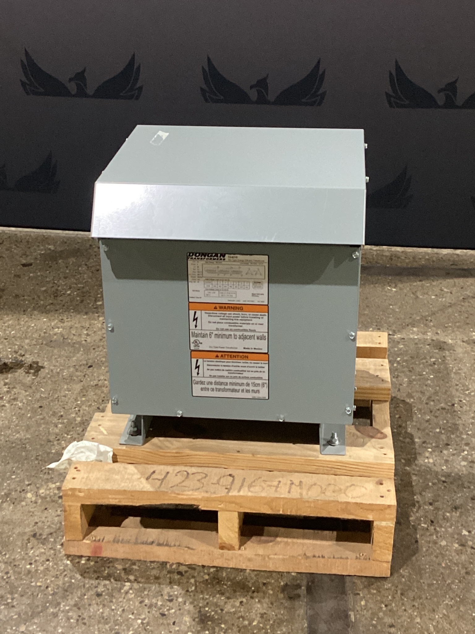 DONGAN 73-6215 15 kVa Transformer 480V - 240/120V USED 0