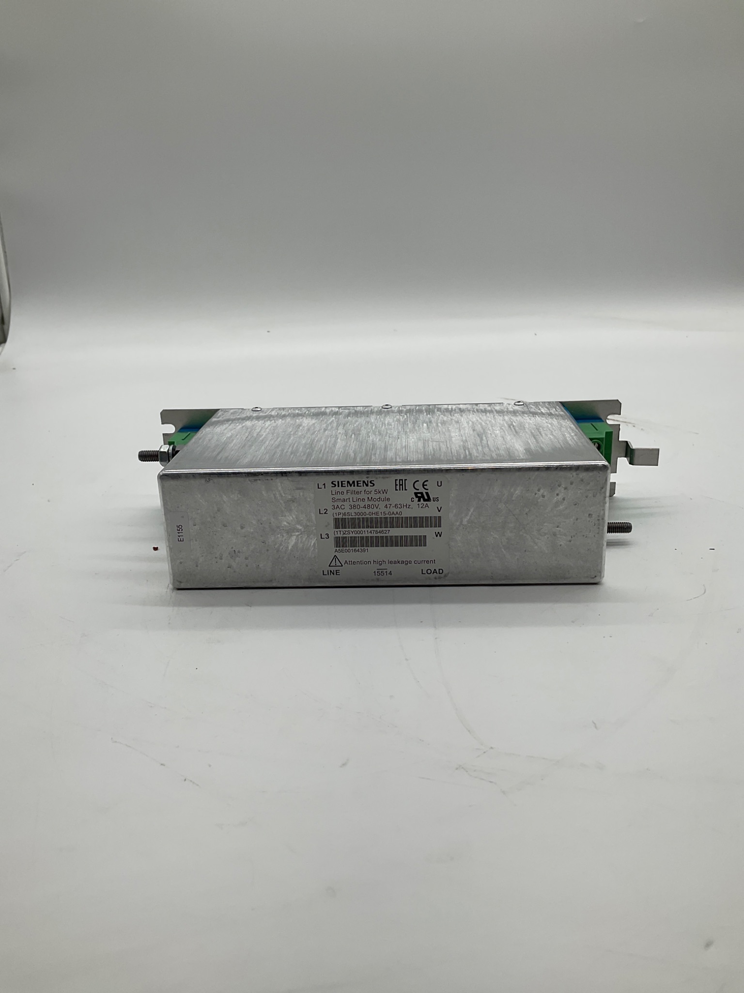 SIEMENS 6SL3000-0HE15-0AA0 SINAMICS Line Filter 5kW USED 0